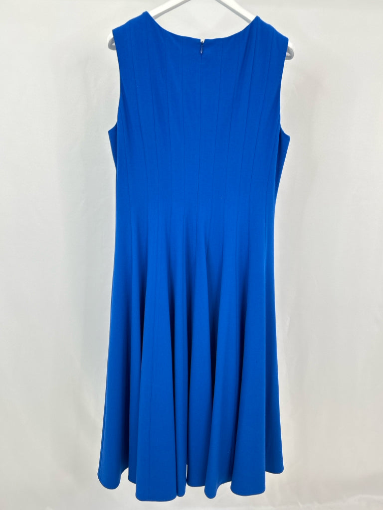 J PETERMAN Women Size 16 Royal Blue Dress