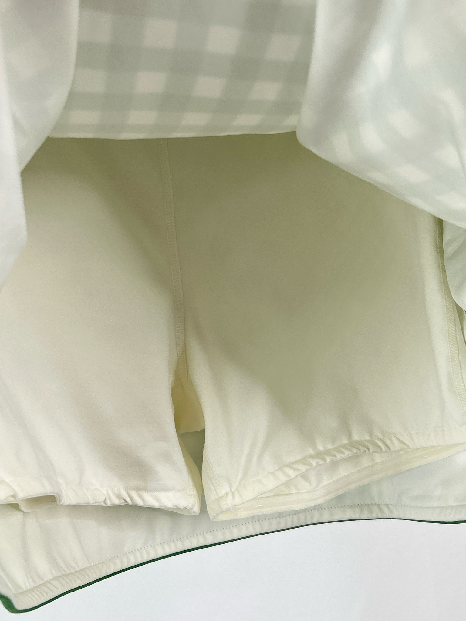 TUCKERNUCK Size L GREEN AND WHITE Women Skirt