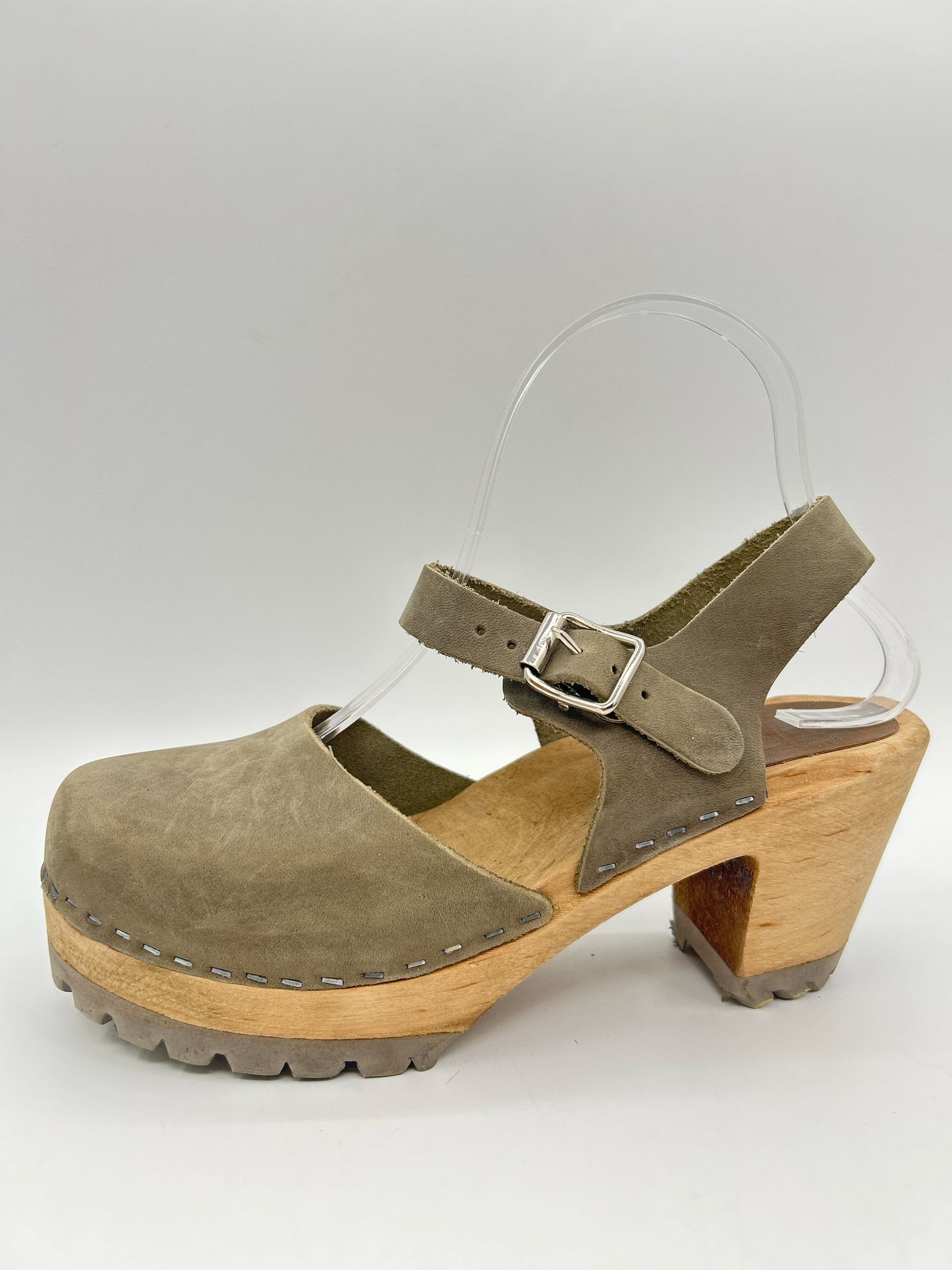 MIA Size 38 KHAKI Women Clogs