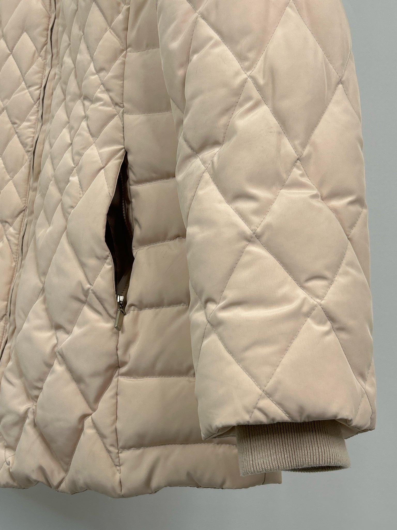 ANNE KLEIN Size L PALE PEACH Women Coat