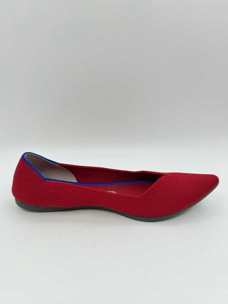 ROTHY'S Women Size 8W Red Flats