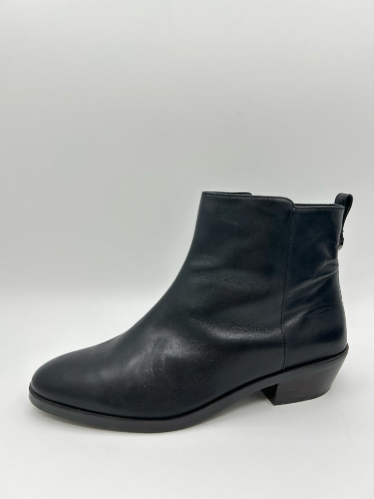 Coach Women Size 8.5 Black Leather Booties