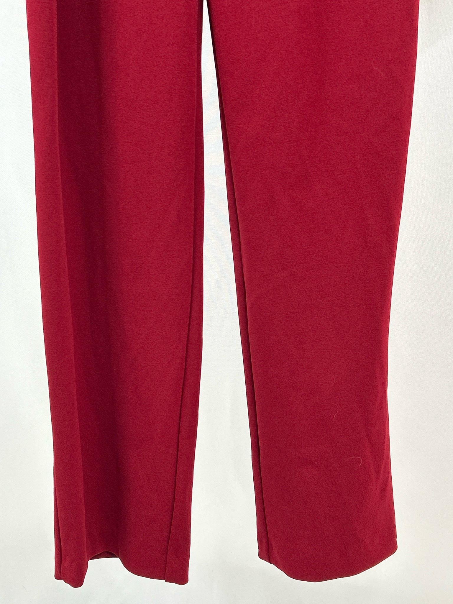 ADRIANNA PAPELL Size 10 Dark Red Women Jumpsuit NWT