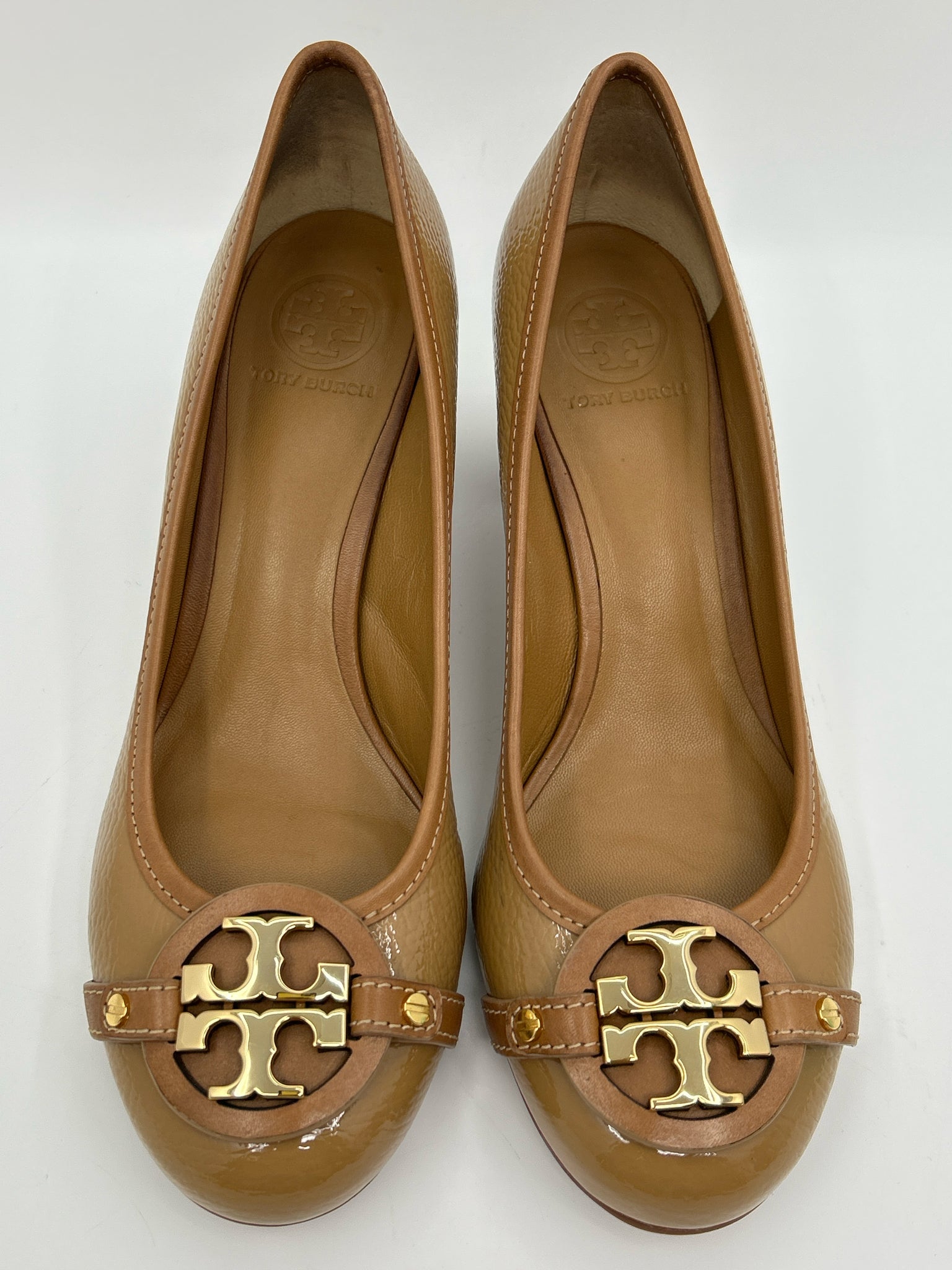 TORY BURCH Size 10.5 Tan Women Pumps