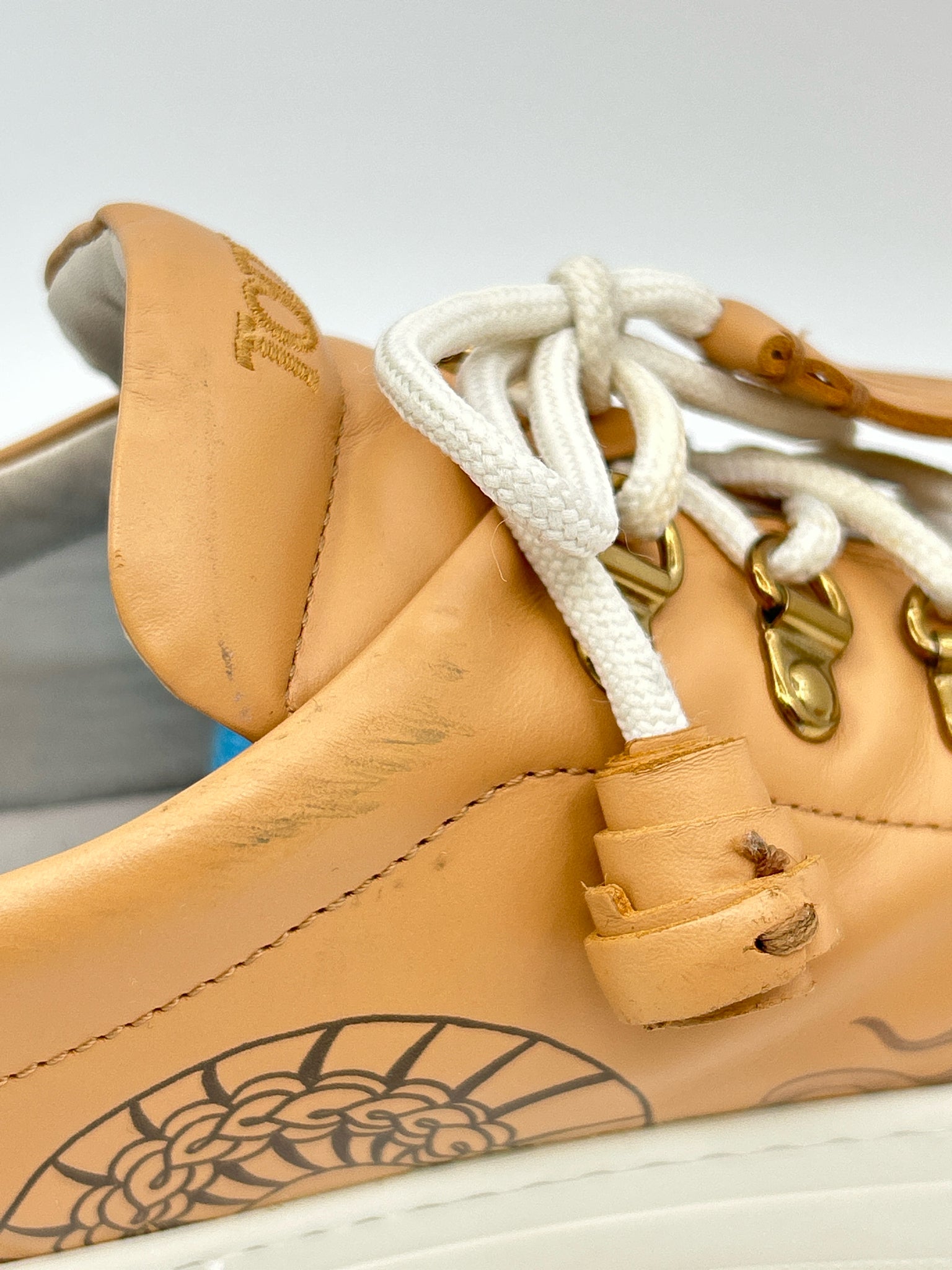 TOD'S Size 41.5 Tan Women Sneakers