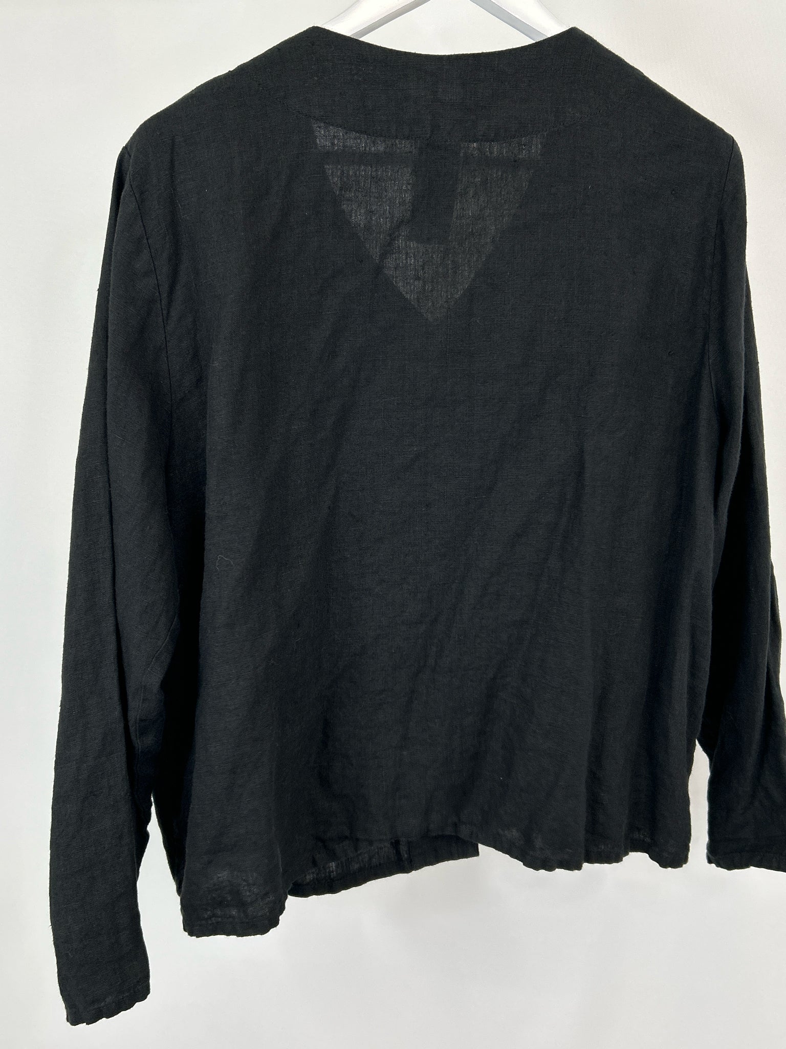 FLAX Size L Black Women Jacket