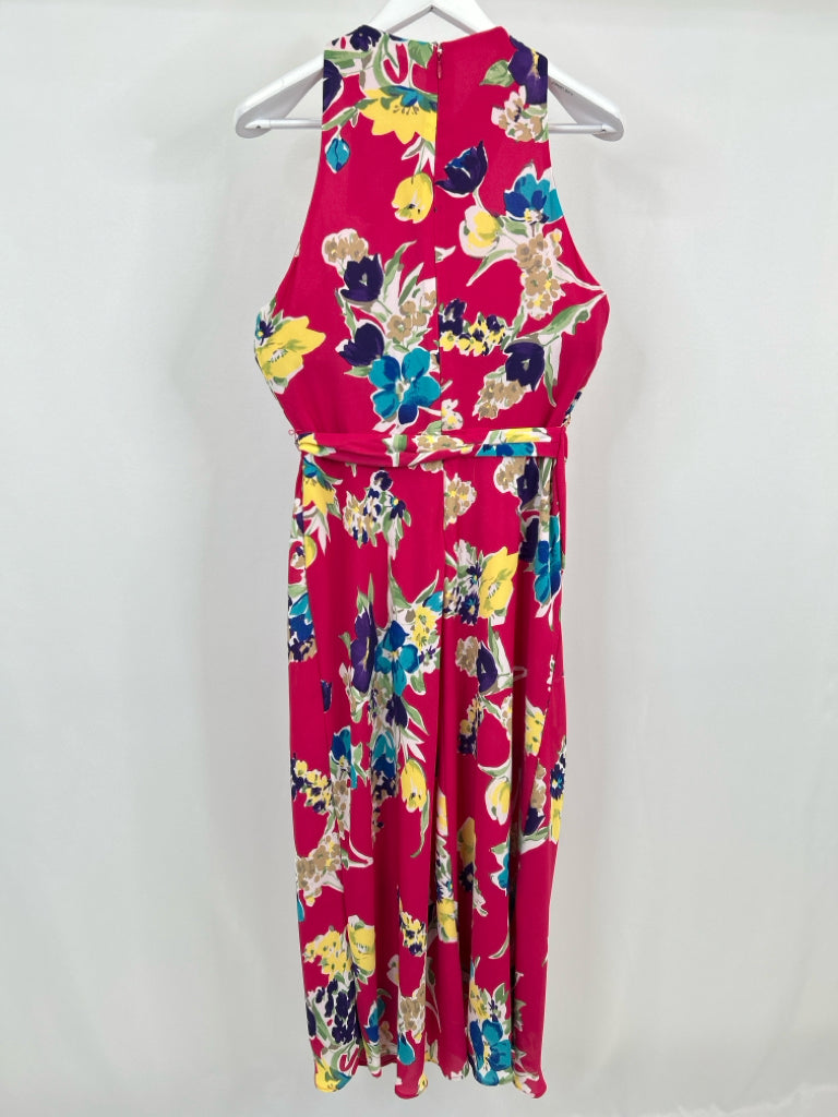 Lauren Ralph Lauren Size 12 Pink Floral Women's Dress NWT