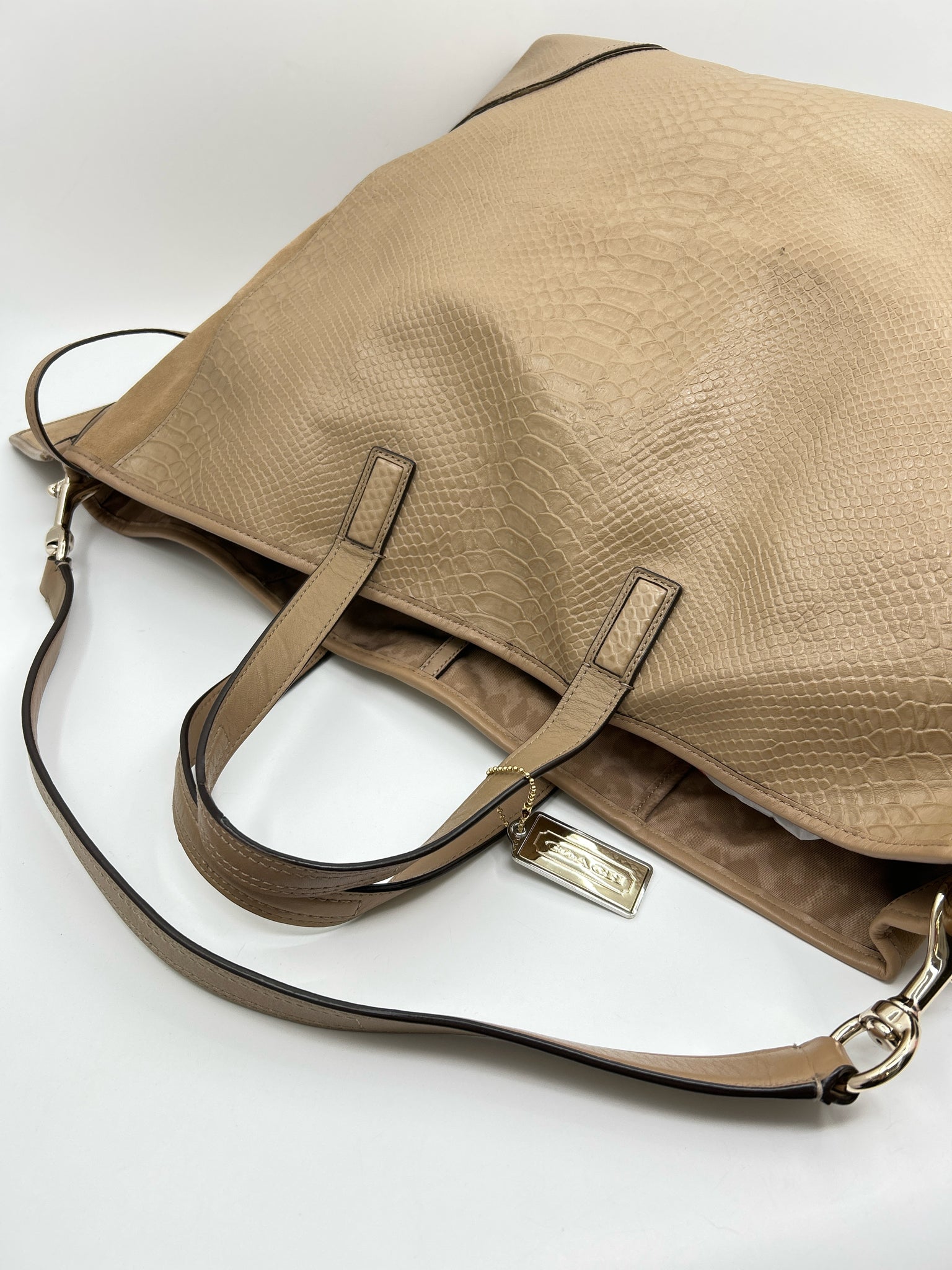 COACH Beige Women Tote