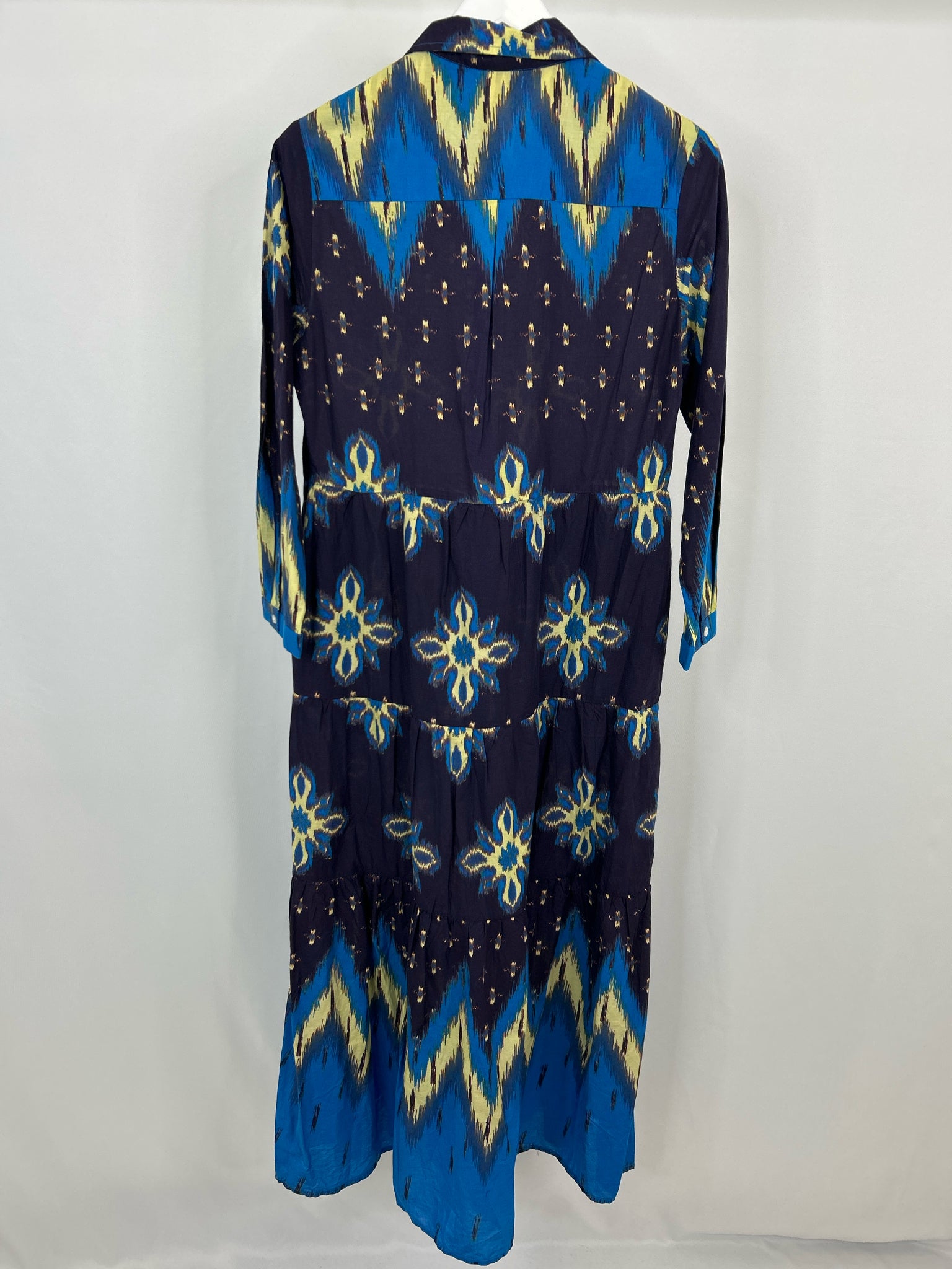 BE BOHO Size S Navy Print Women Dress