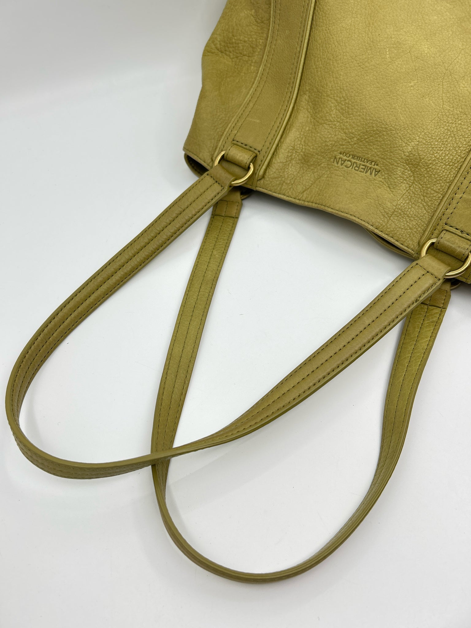 AMERICAN LEATHER CO Lime Green Women Purse