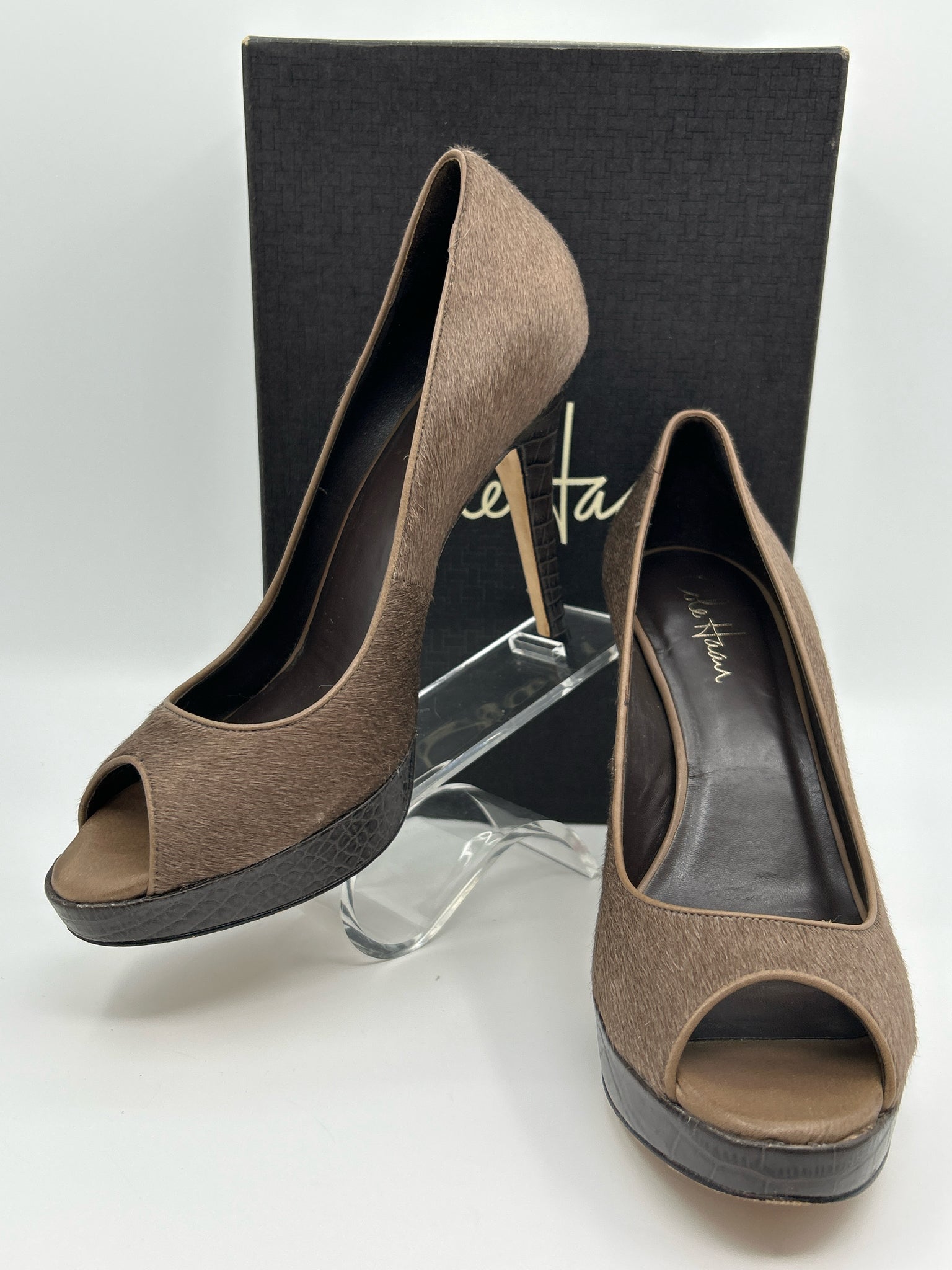 COLE HAAN Size 9.5 Taupe Women Pumps
