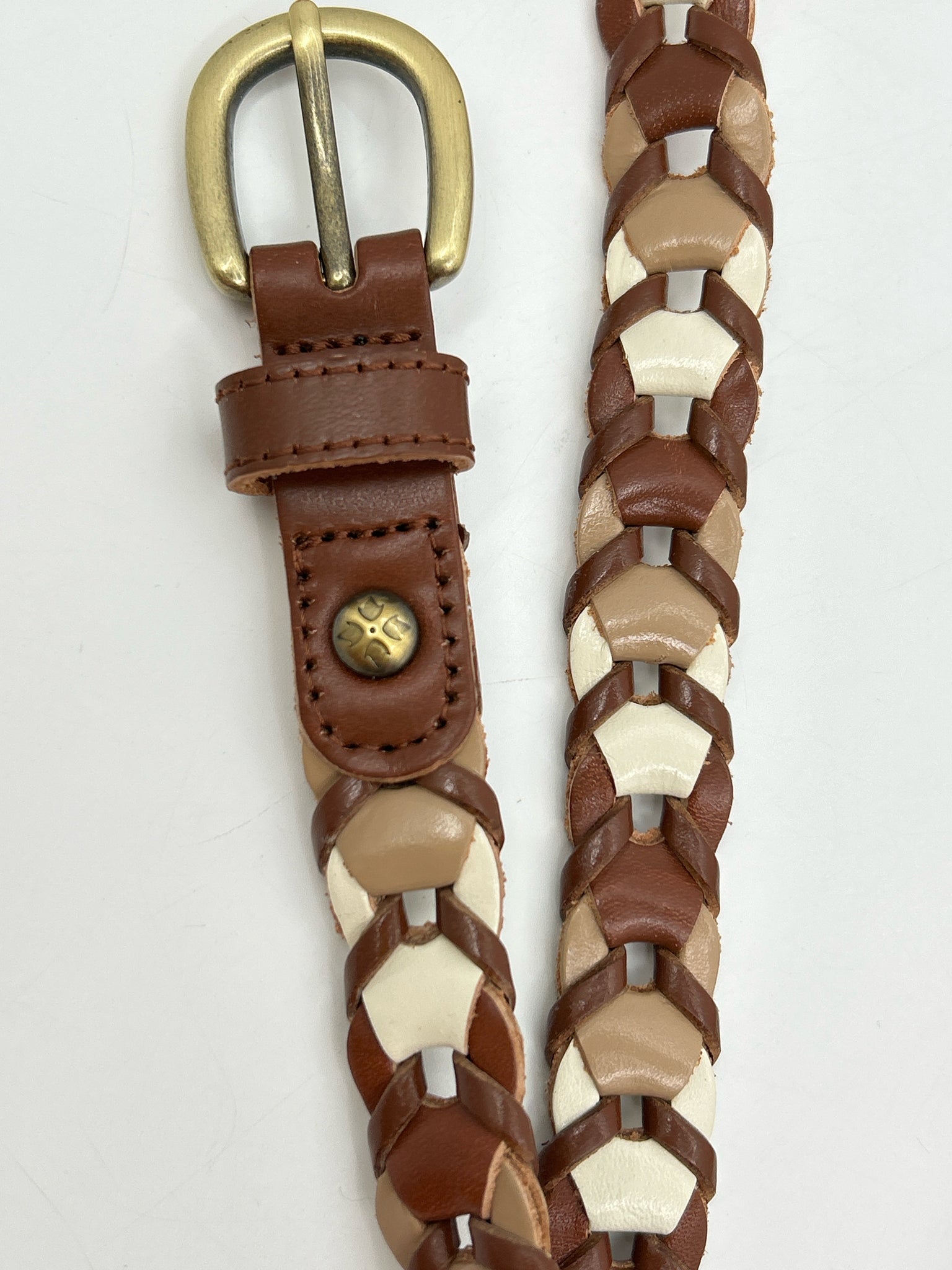 PATRICIA NASH Brown and Tan Belt