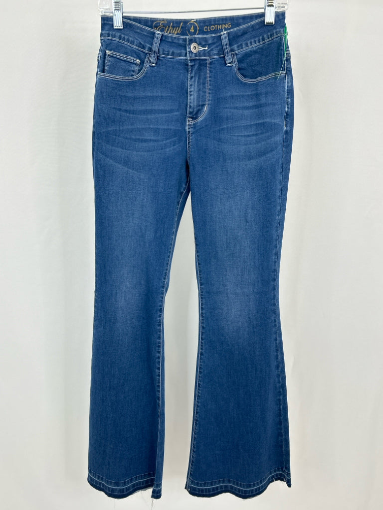 ETHYL Women Size 4 BLUE DENIM jeans