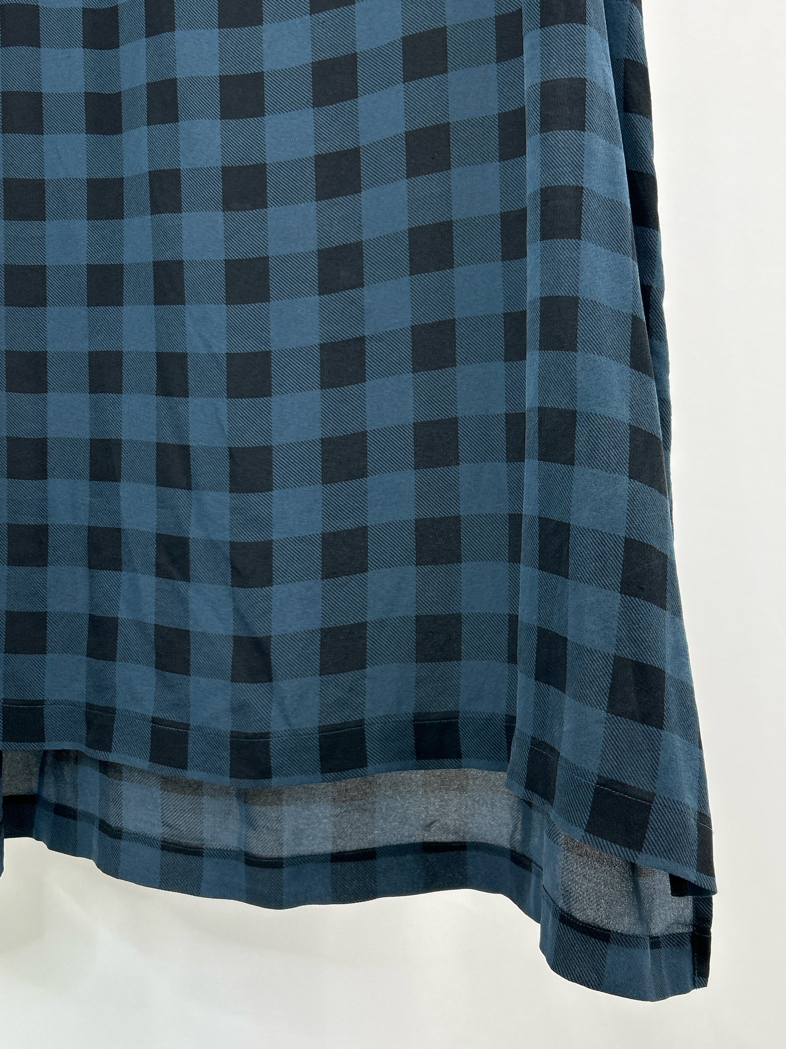 EILEEN FISHER Size L Teal and Black Women Tunic