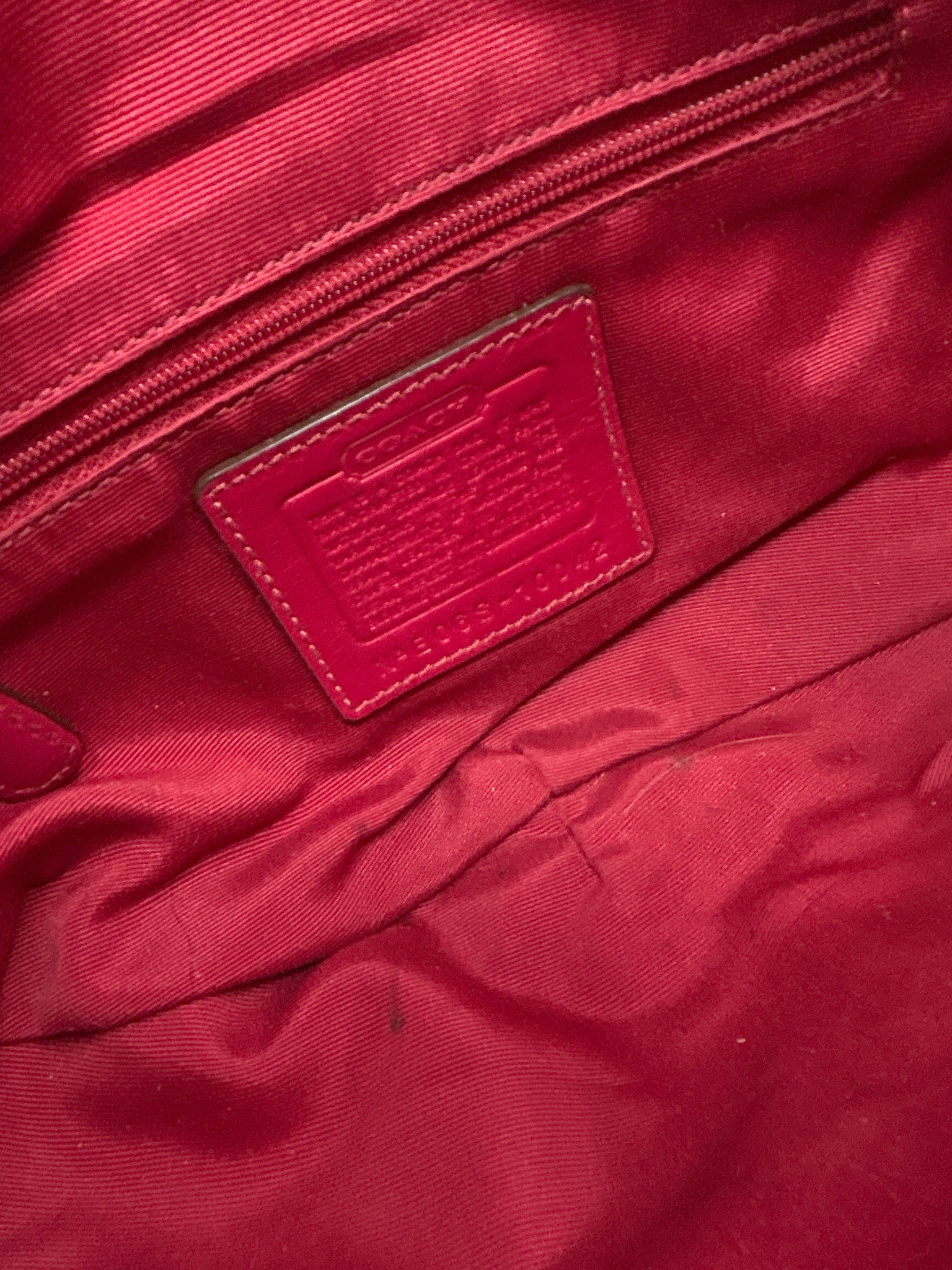 Coach Red Women Purse
