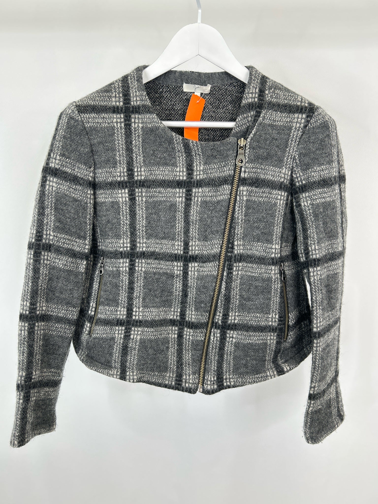 JOIE Size S Black and Grey Wool Blend Women Jacket