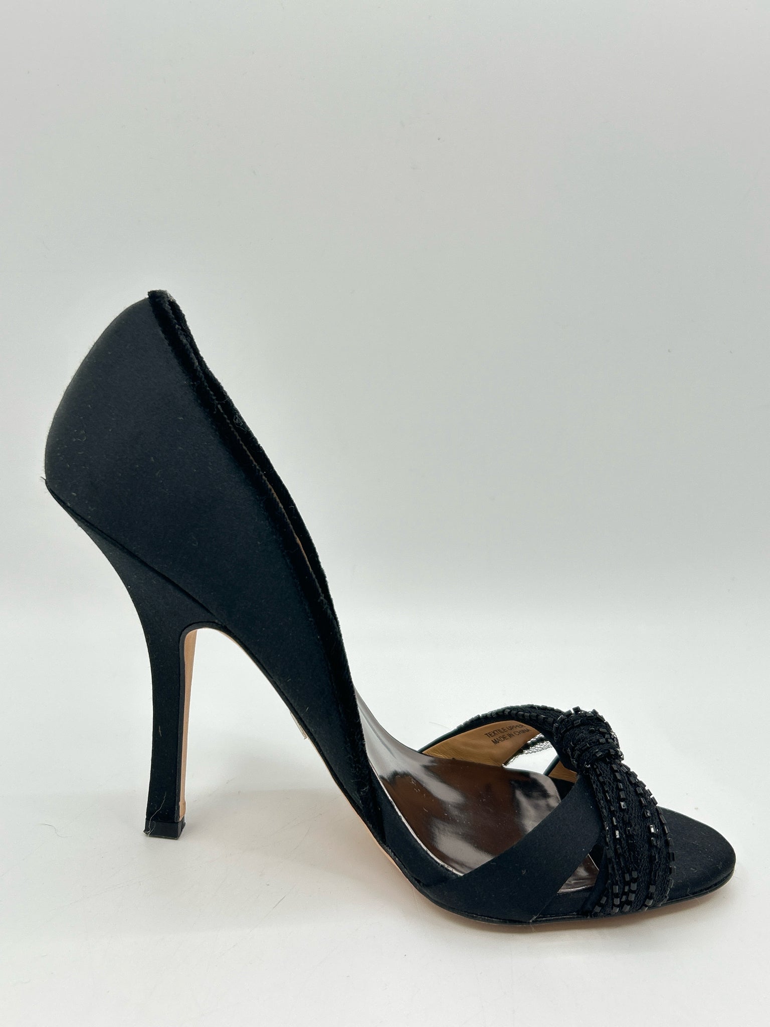 BADGLEY MISCHKA Size 8.5M Black Women Sandal