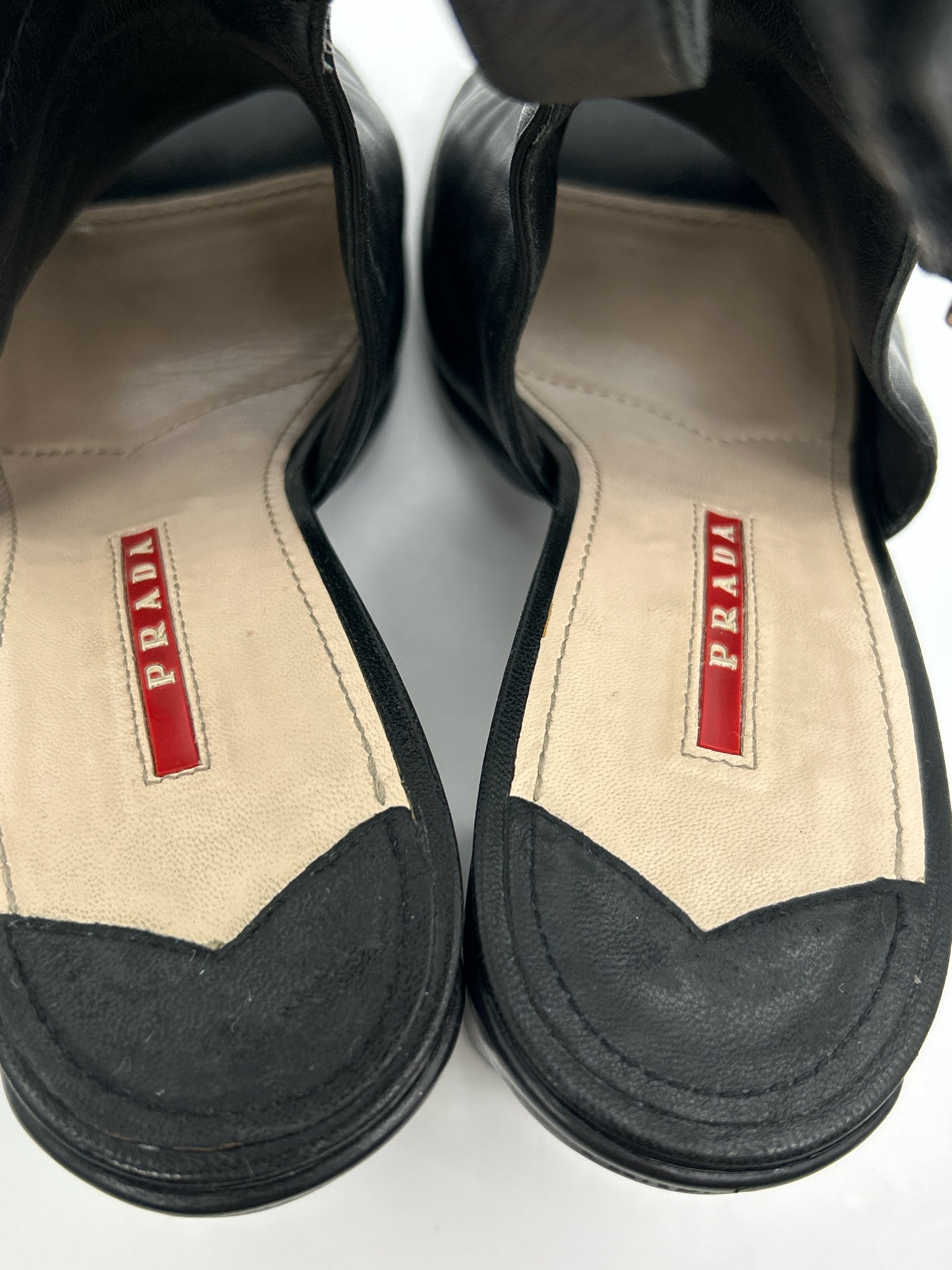 PRADA Size 37 Black Women Sandal