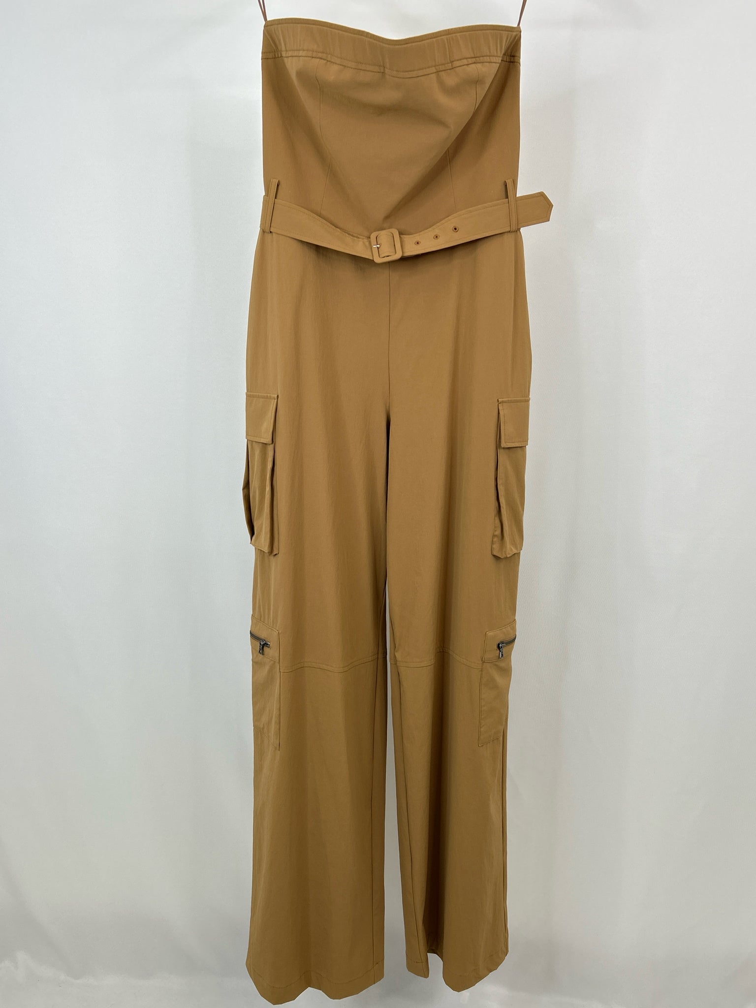 ALICE + OLIVIA Size 8 Tan Women Jumpsuit
