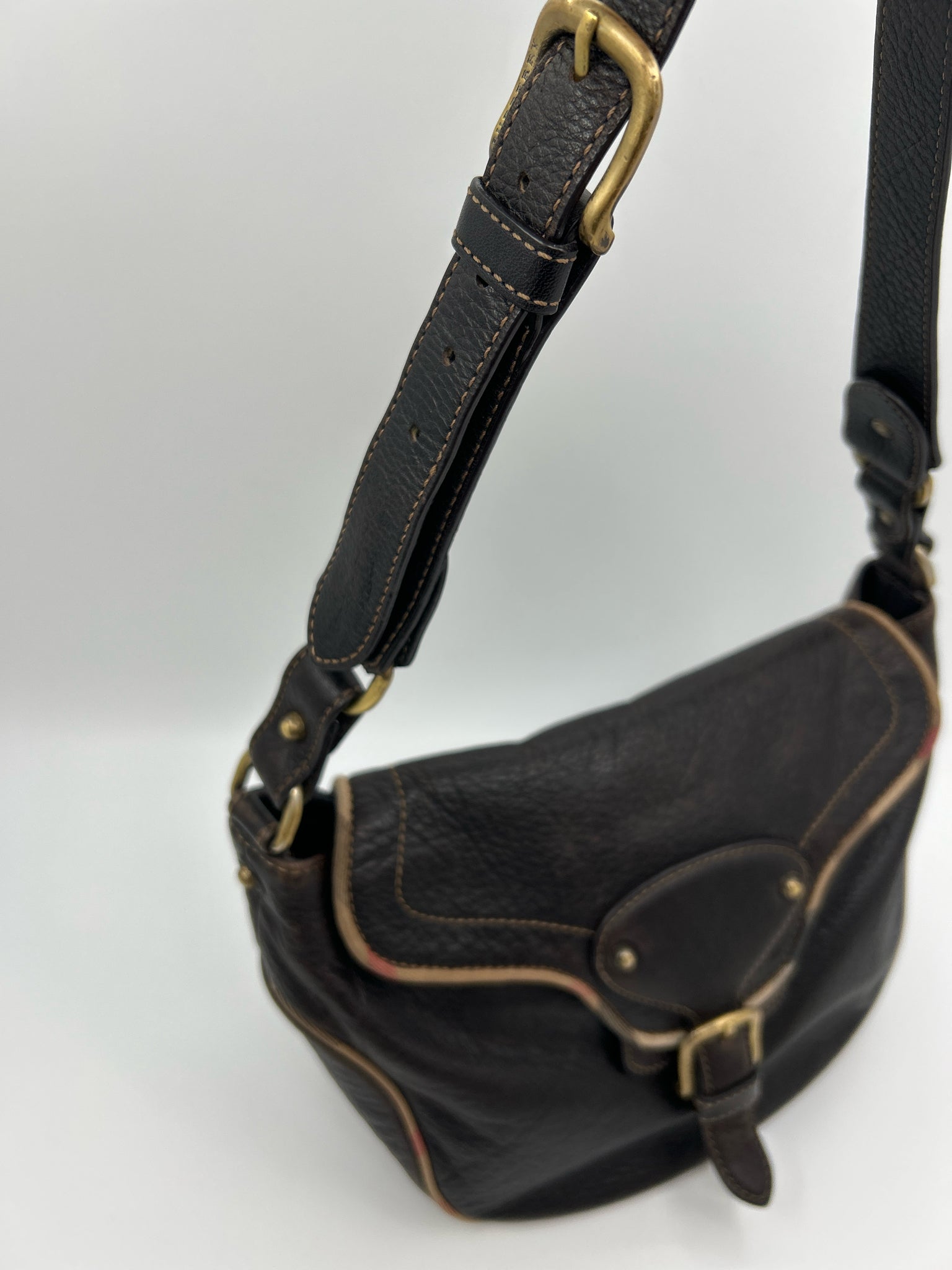 BURBERRY DARK BROWN Women Purse