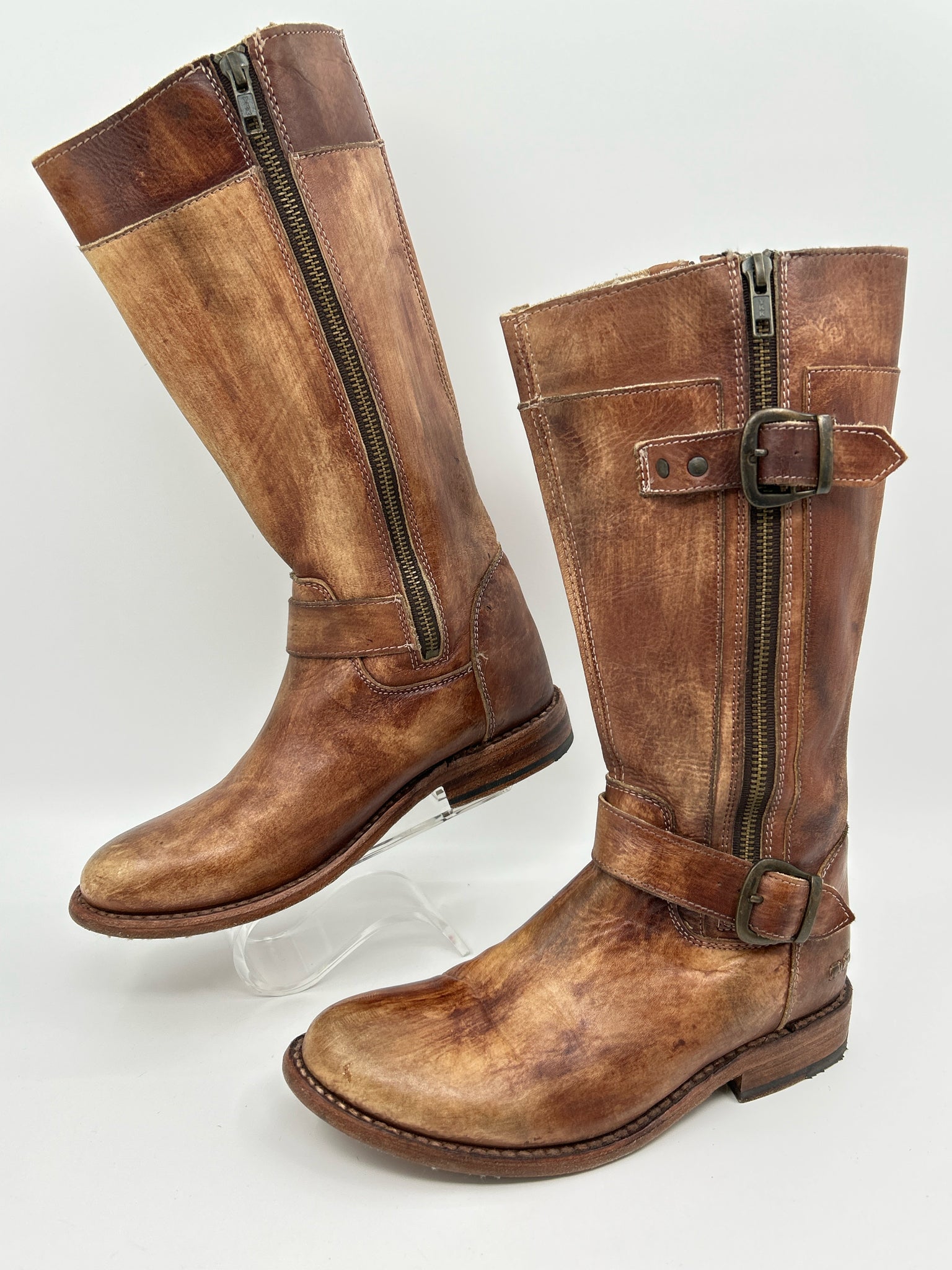 BED STU Size 7 Tan Women Boots
