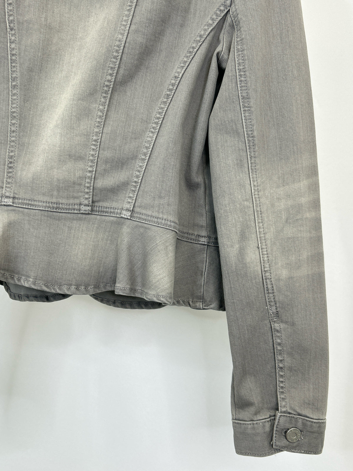 White House Black Market Size 8 Grey Women Jacket