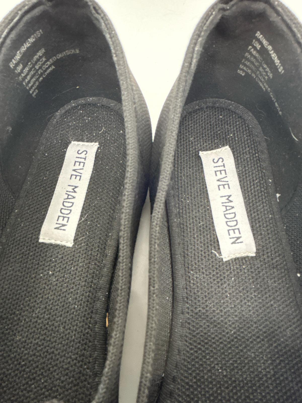 STEVE MADDEN Size 10M Black Women Flats