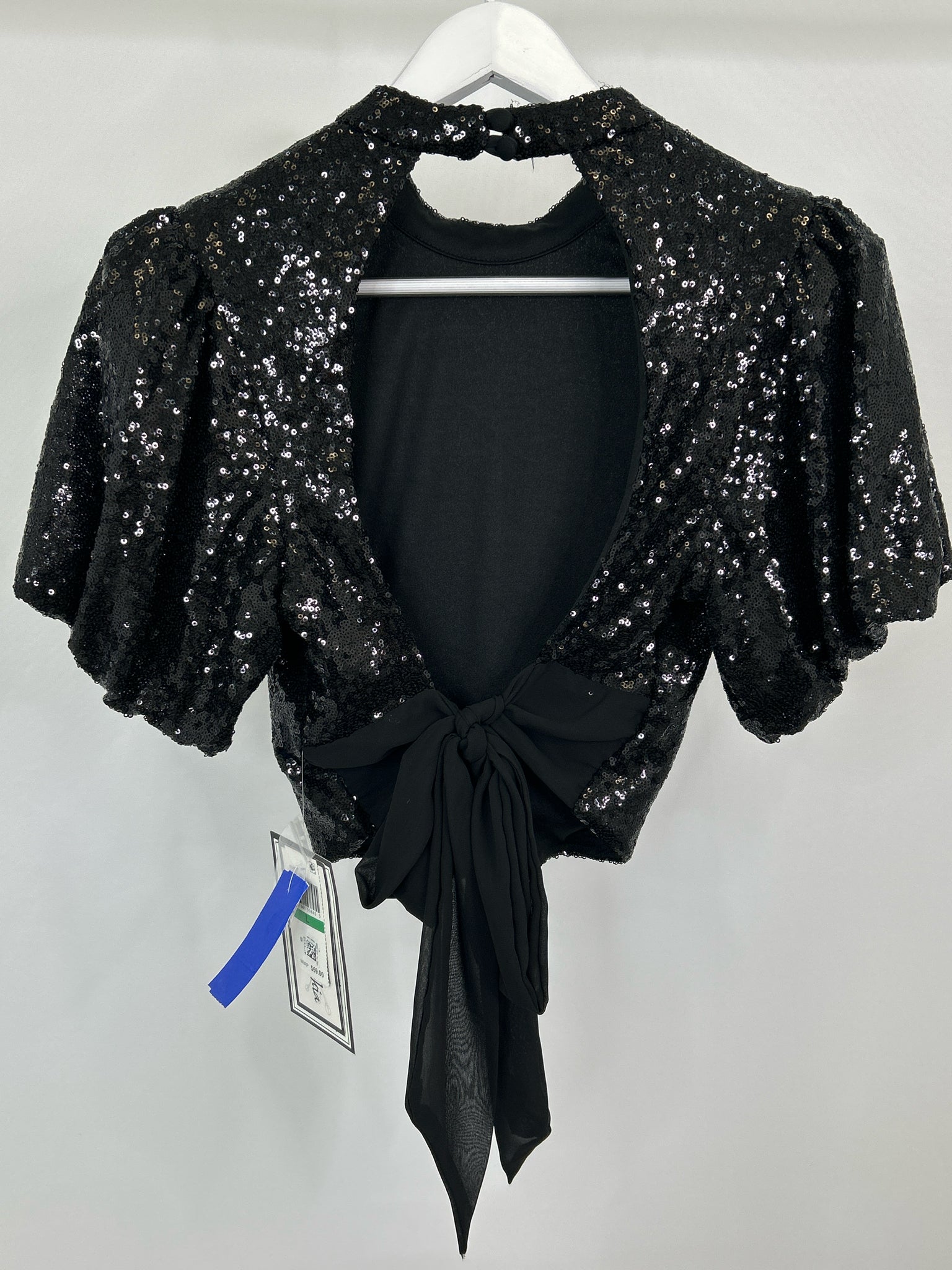 Alex & Sophia NWT Size L Black Women Top