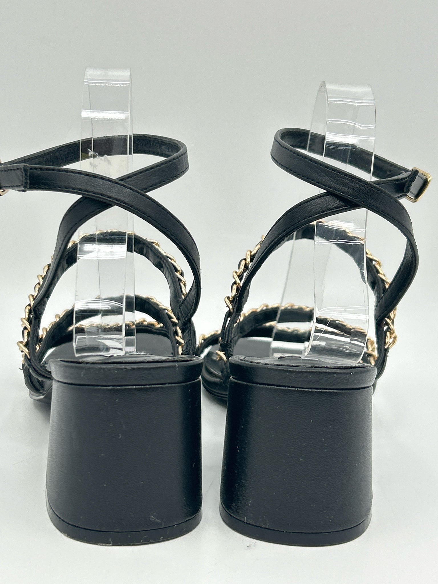 STEVE MADDEN Size 10M Black Women Sandal