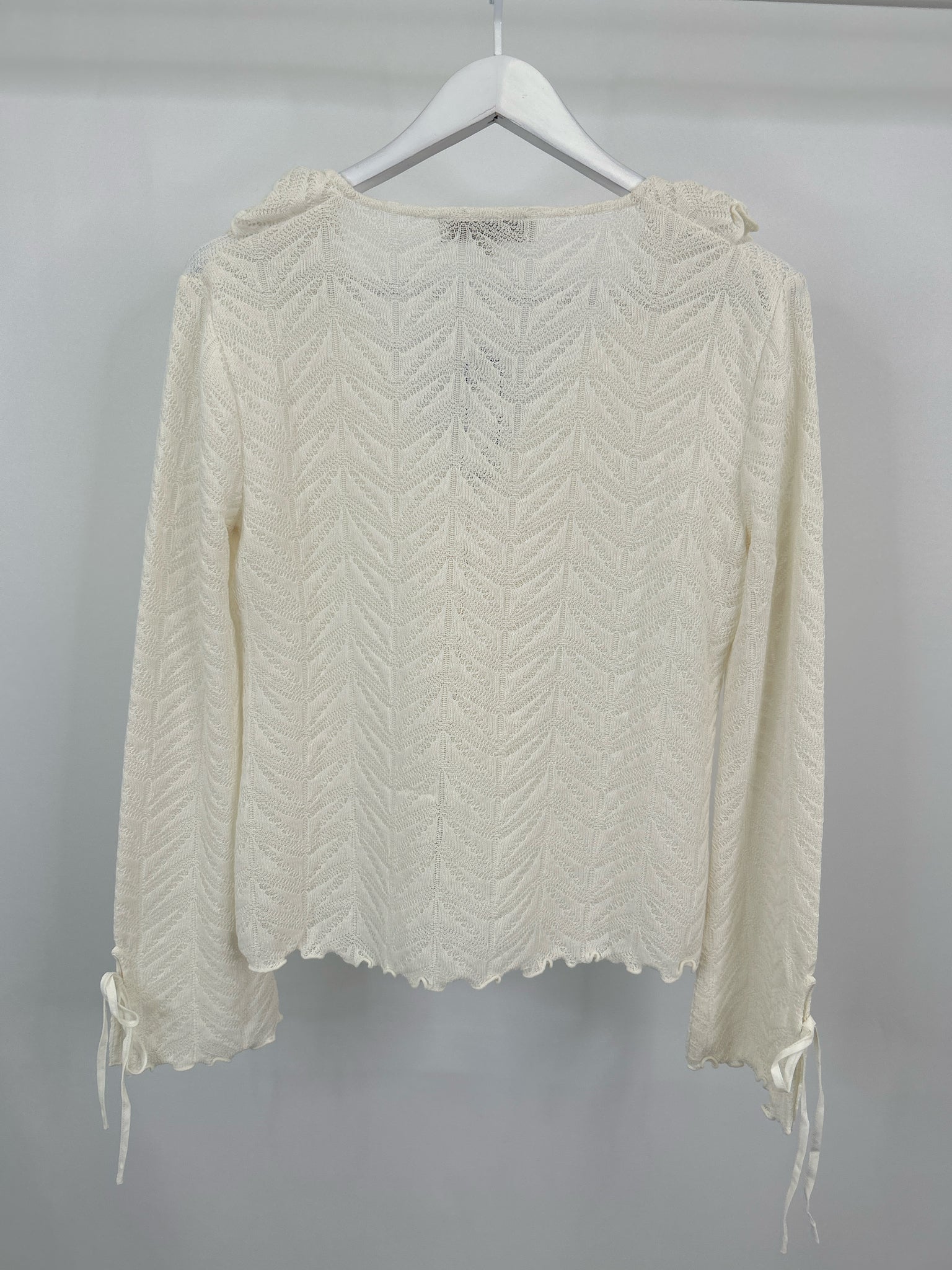 LOFT Size M White Women Cardigan NWT