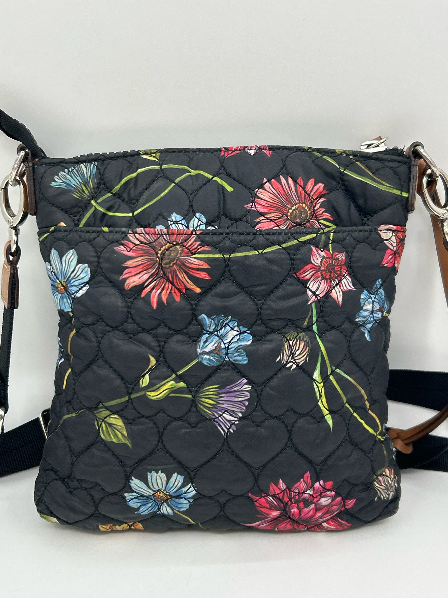 BRIGHTON Black Floral Women Purse