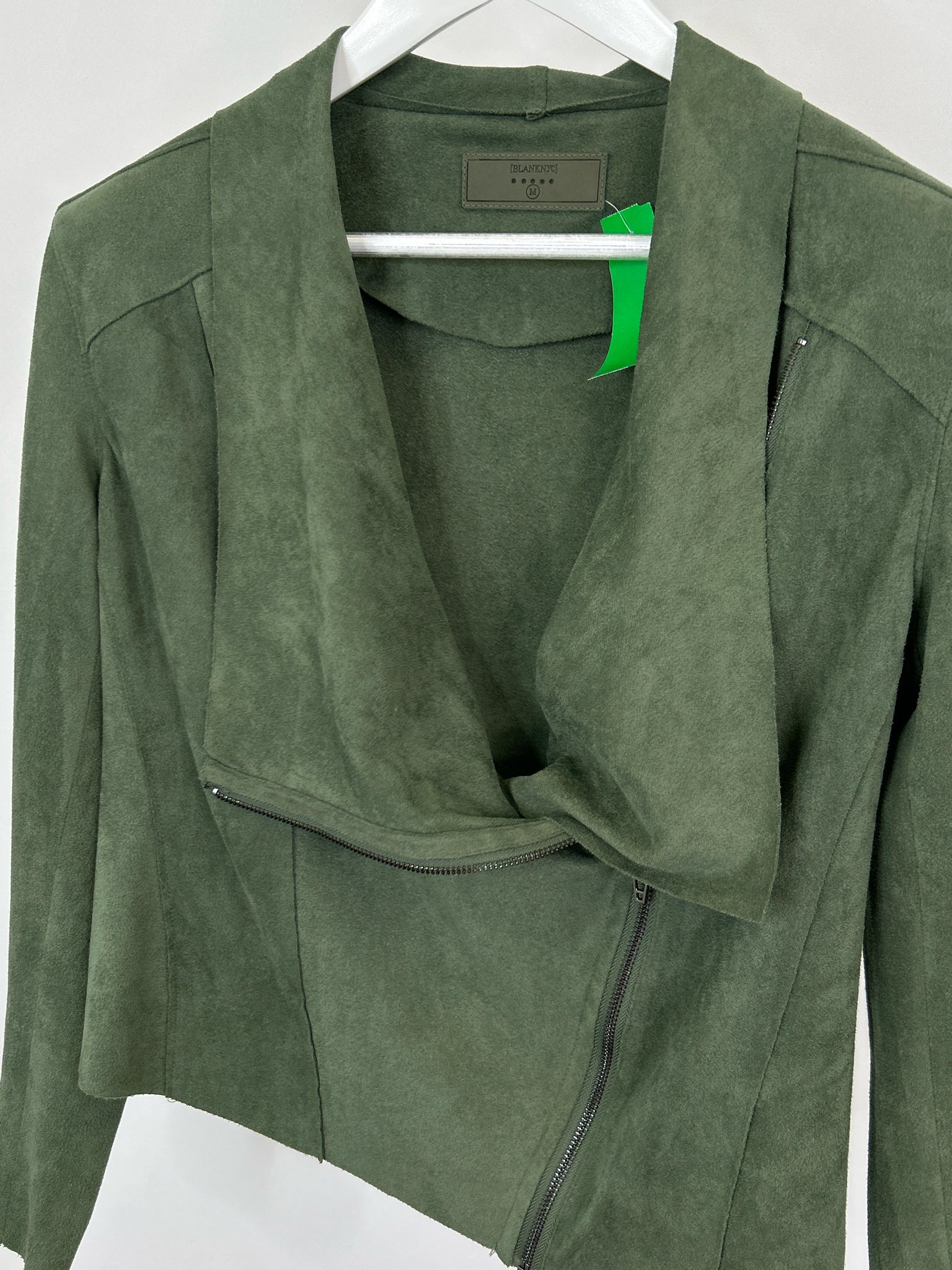 BLANK NYC Size M Green Women Jacket