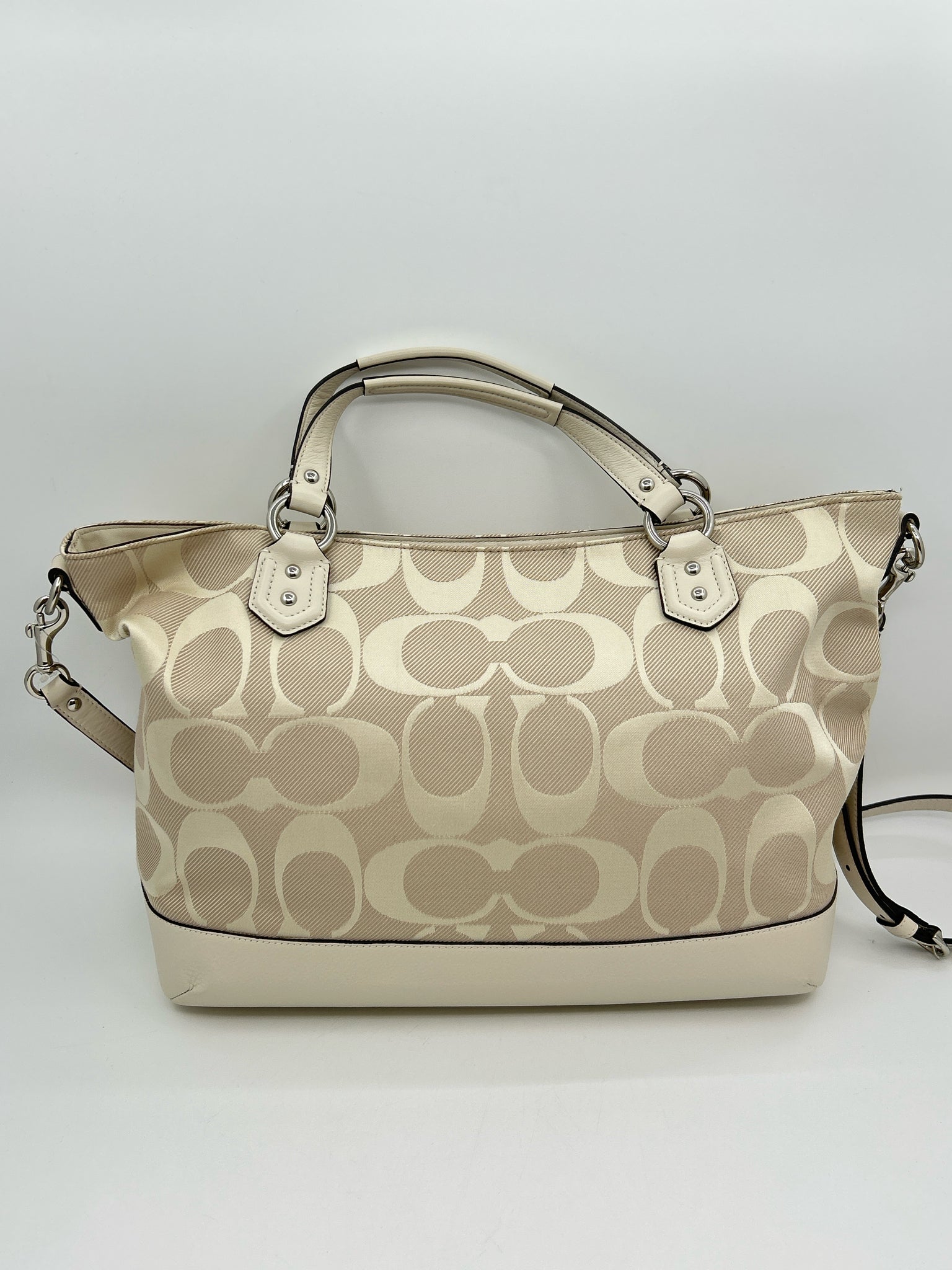Coach Beige Print Women Purse