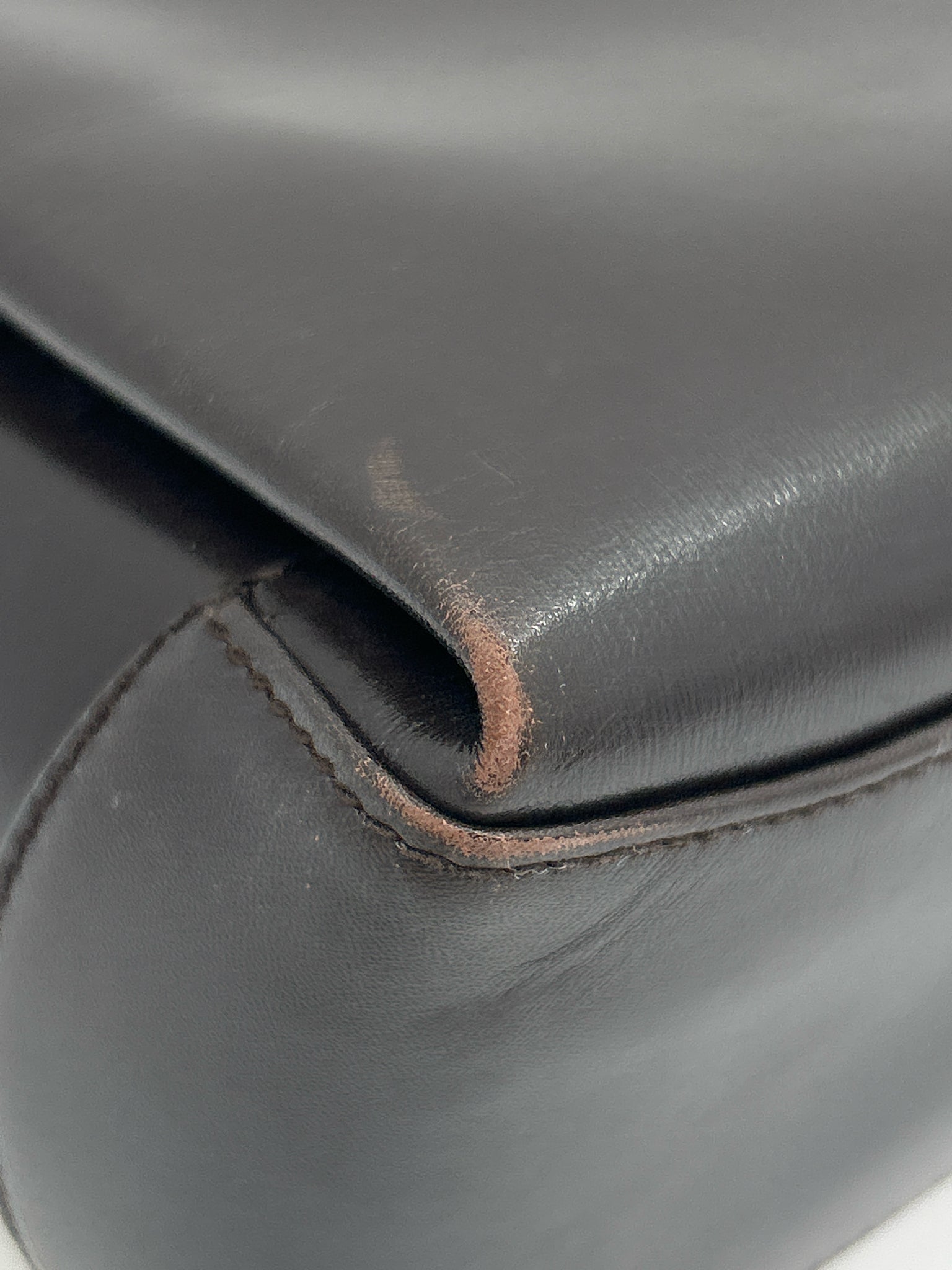 GUCCI Dark Brown Vintage Women Purse