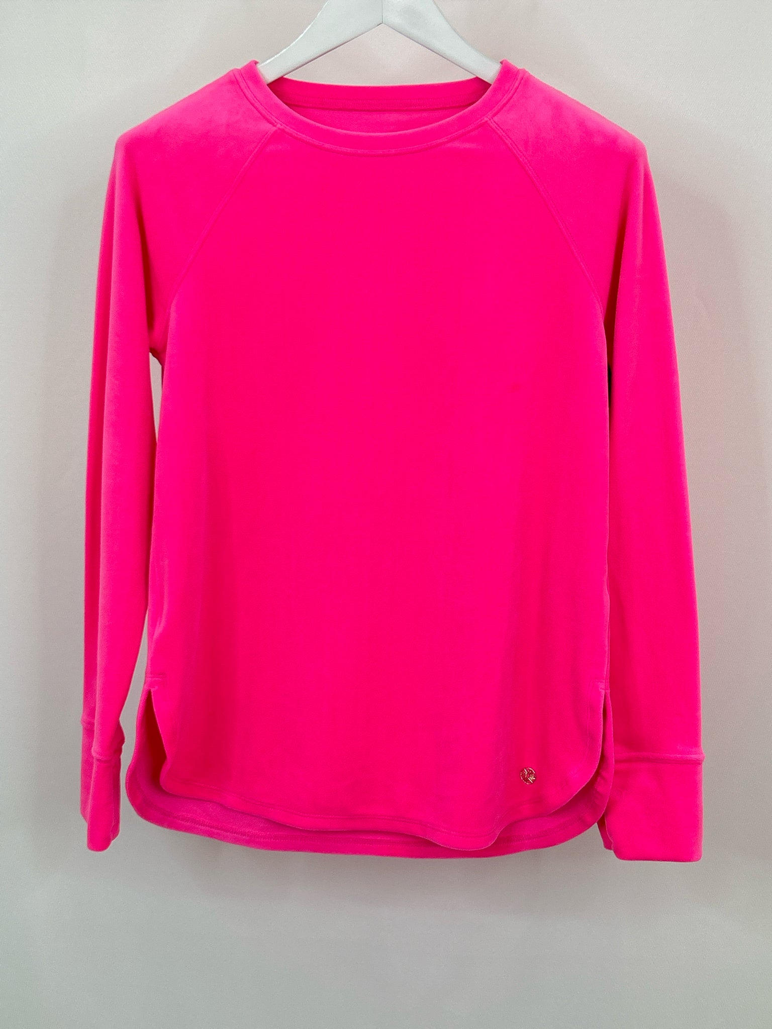 LILLY PULITZER Size S Hot Pink Women Sweatshirt