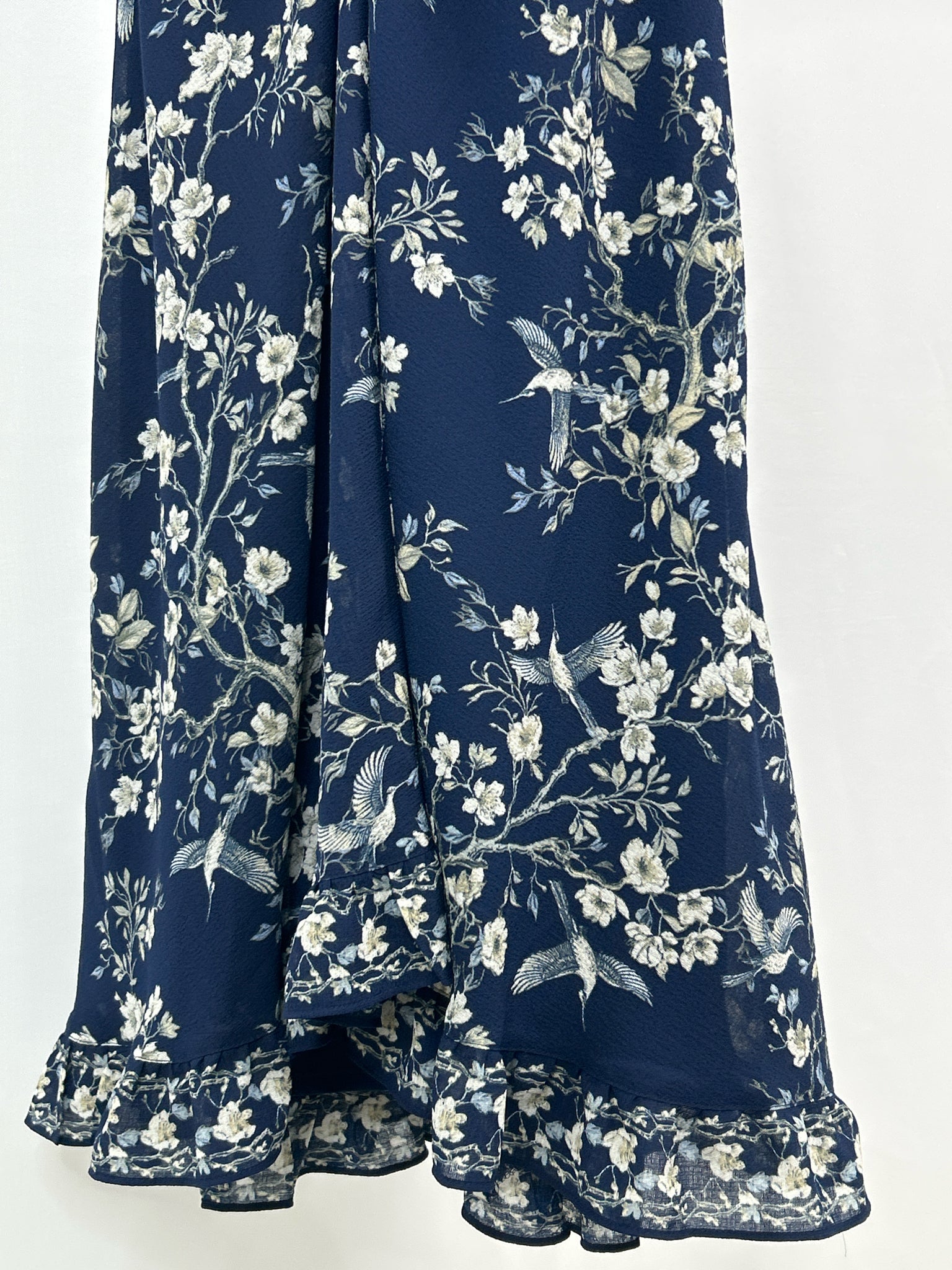 MAX STUDIO Size S NAVY FLORAL Women Dress