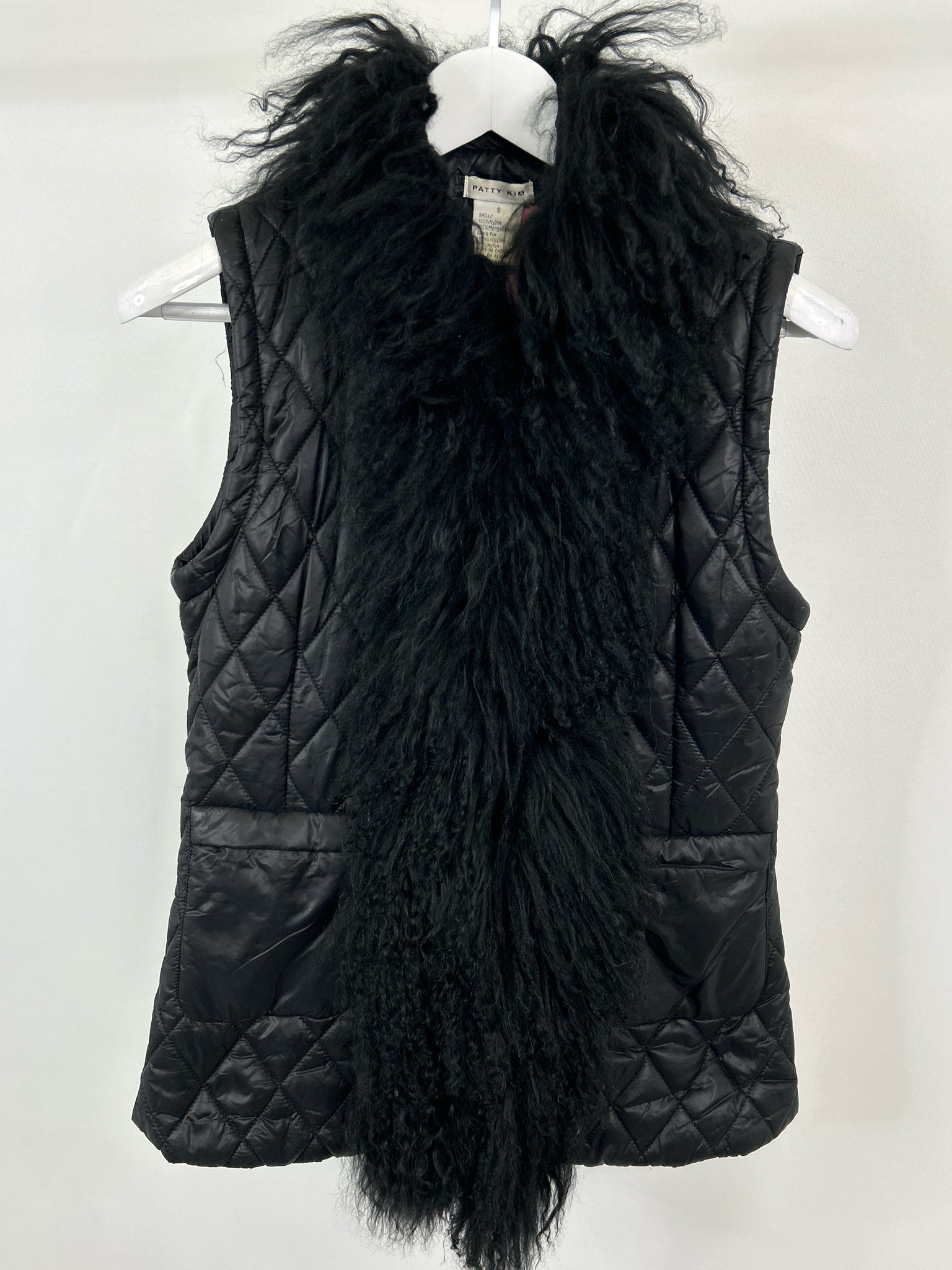PATTY KIM Size S Black Women Vest