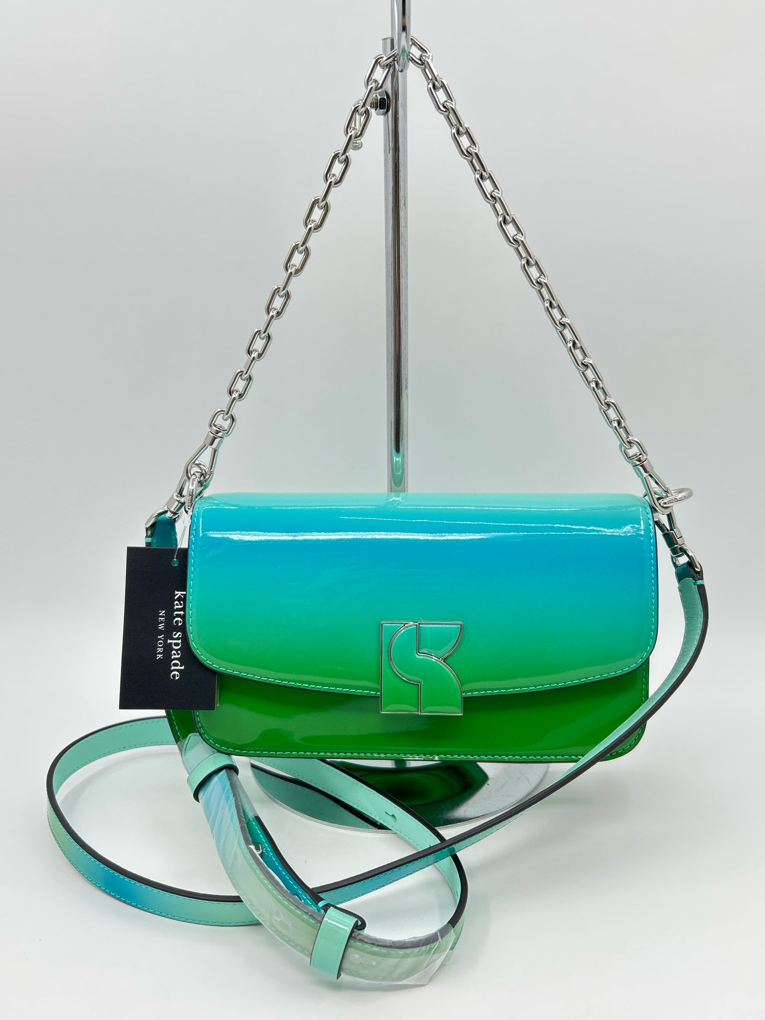 KATE SPADE BLUE AND GREEN Women Purse