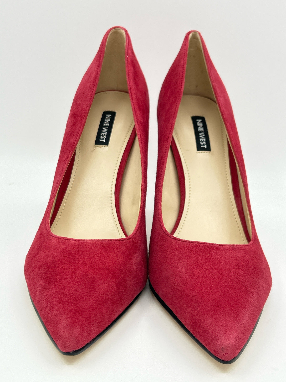NINE WEST Size 10.5M Red Women Pumps