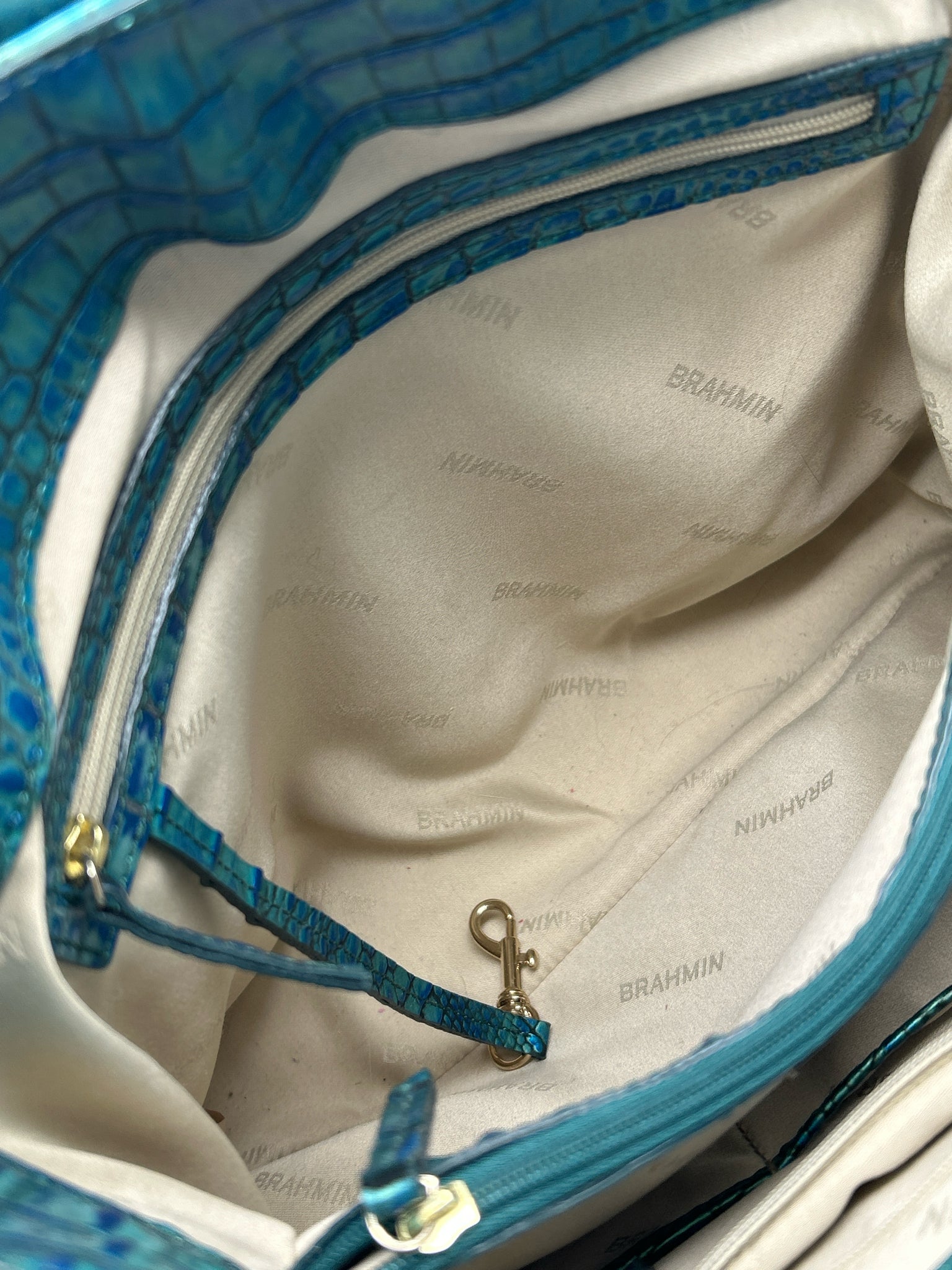 BRAHMIN Teal Women Purse