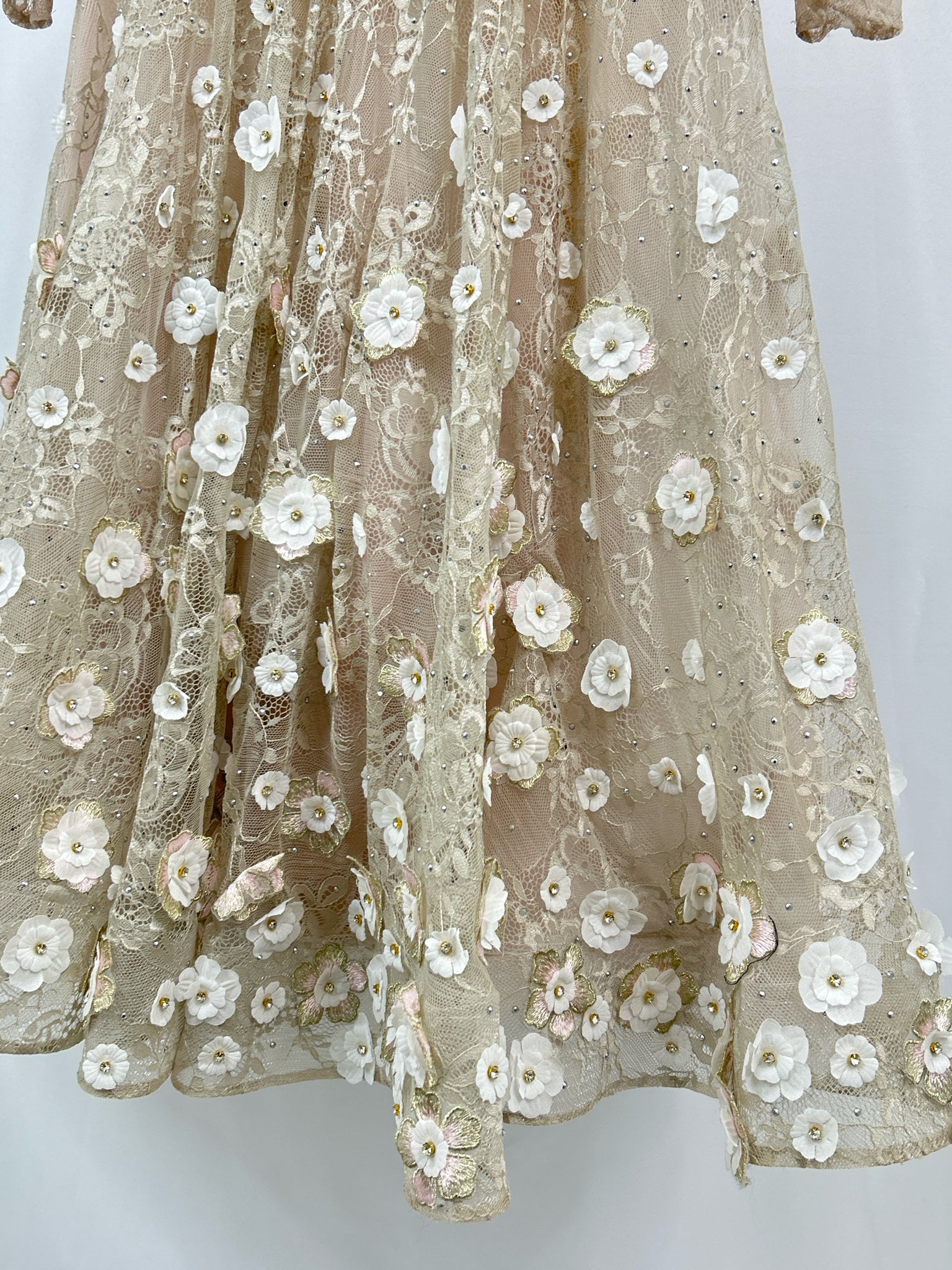 MAC DUGGAL Size 10 Beige Women Dress