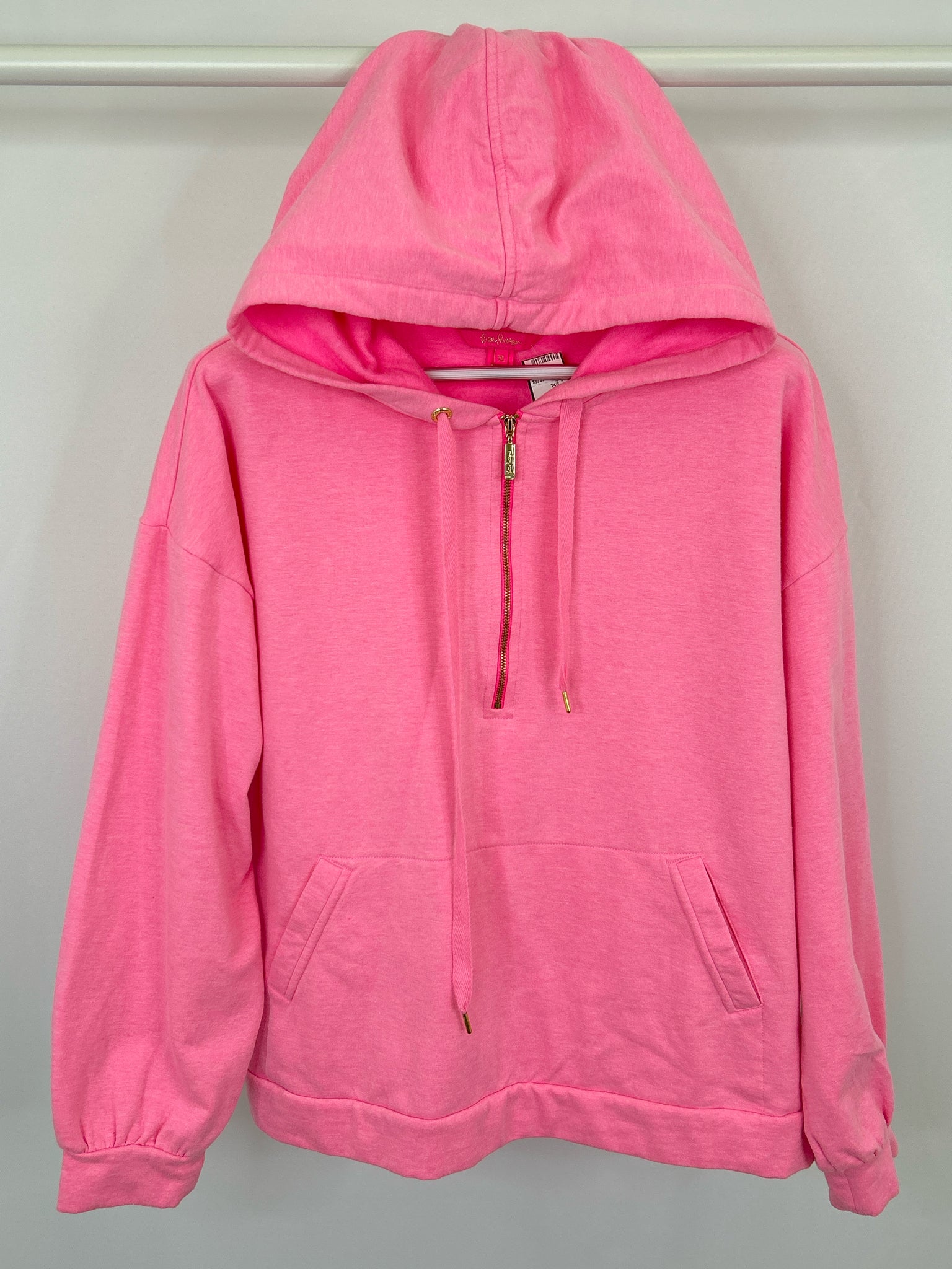 LILLY PULITZER Size XL Pink Women Hoodie