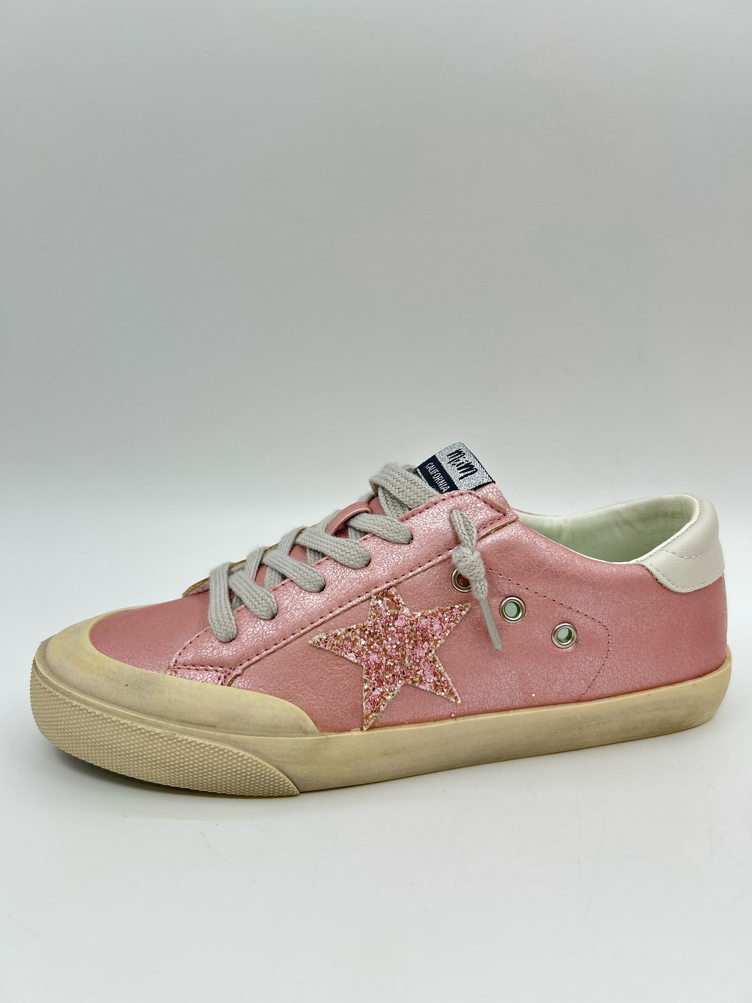 MI.IM Size 6.5 Pink Metallic Women Sneakers