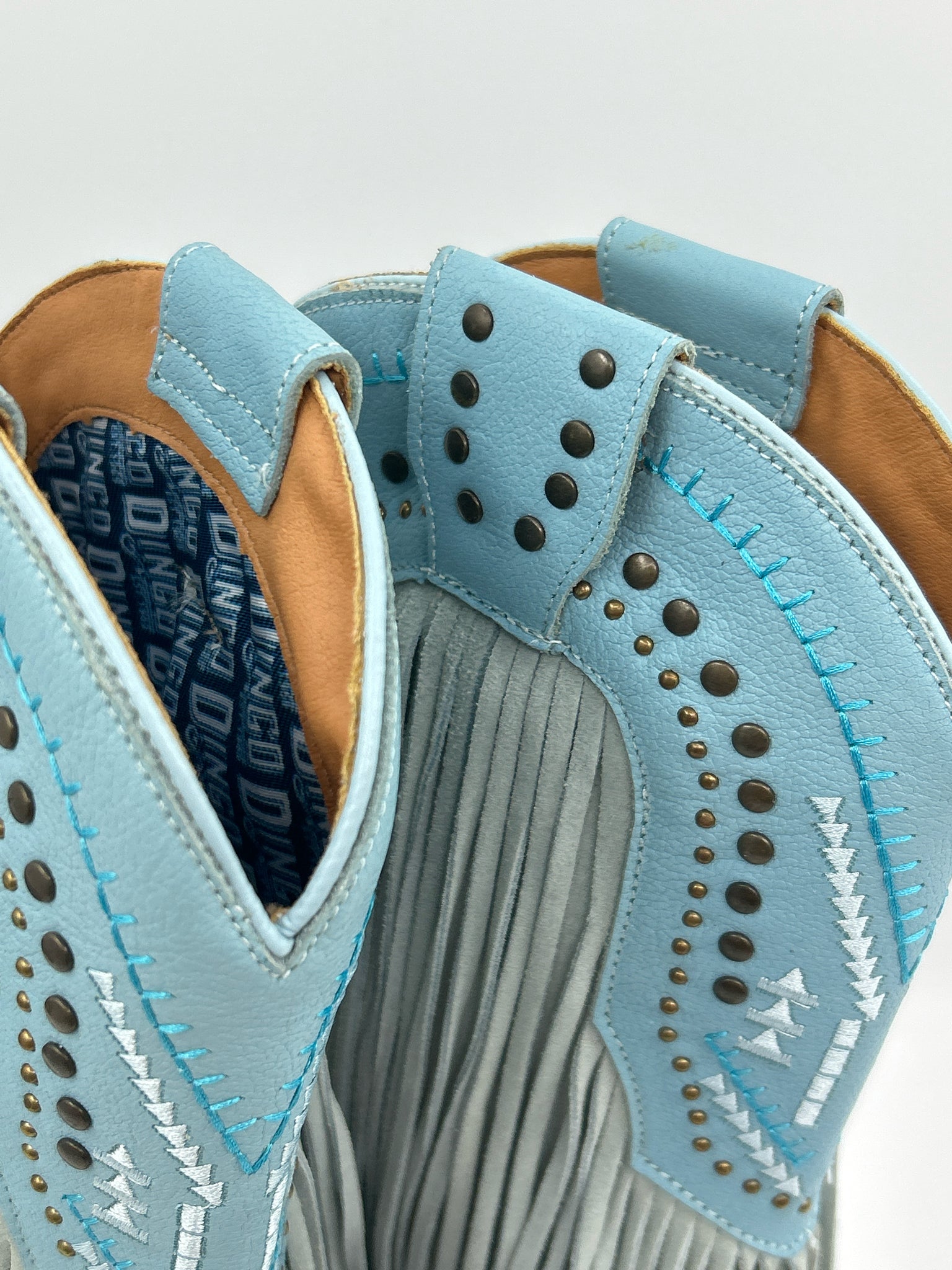 DINGO Size 7.5 Blue Women Boots