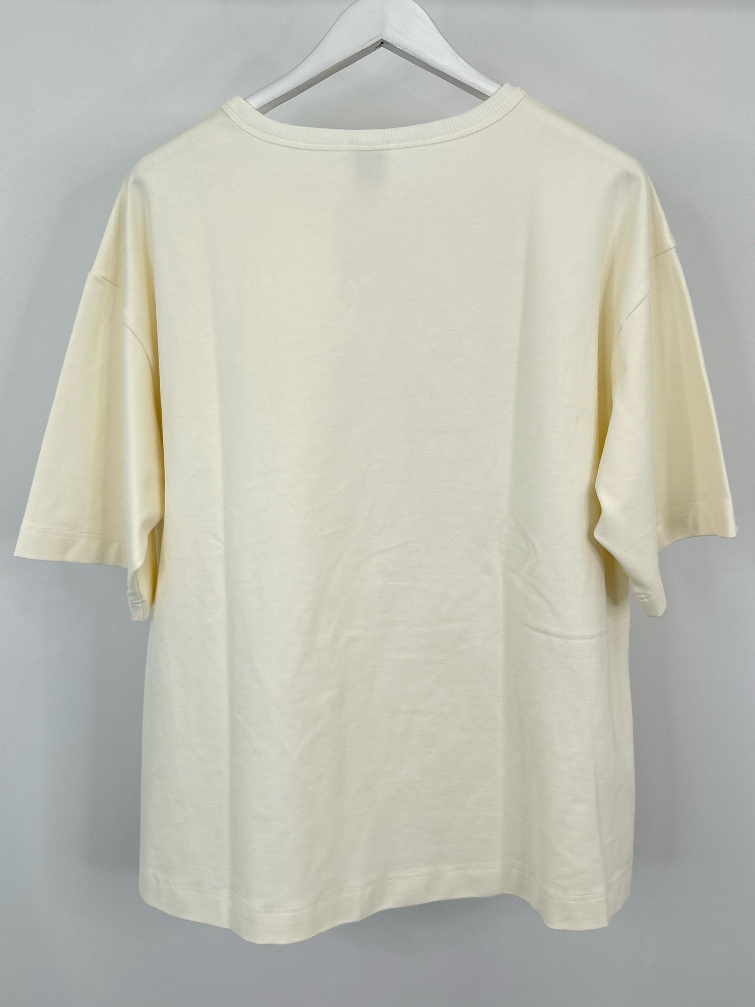 MAEVE Size M White Print Women Sweatshirt