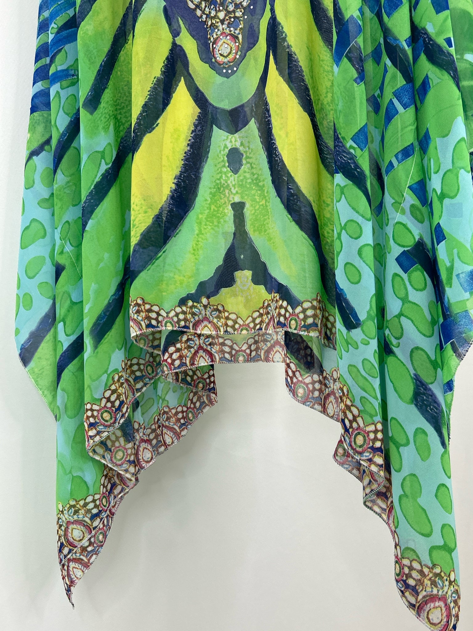 JANICE Size One Size green & blue Women Top