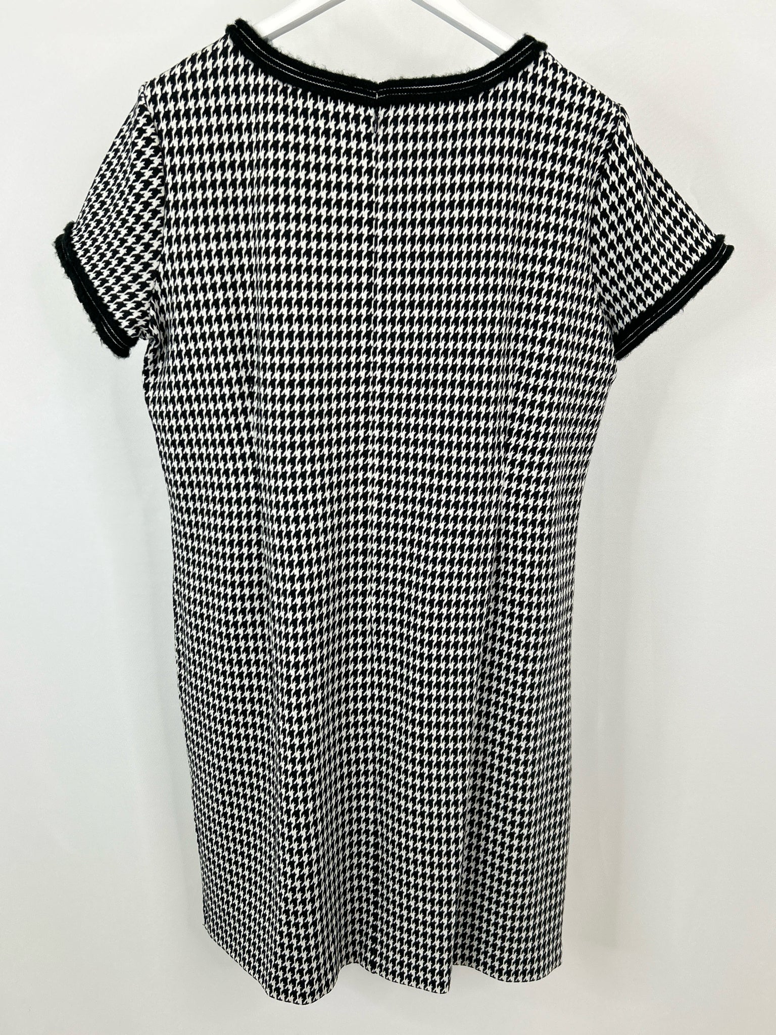 TALBOTS Size 16 Black and White Women's Dress