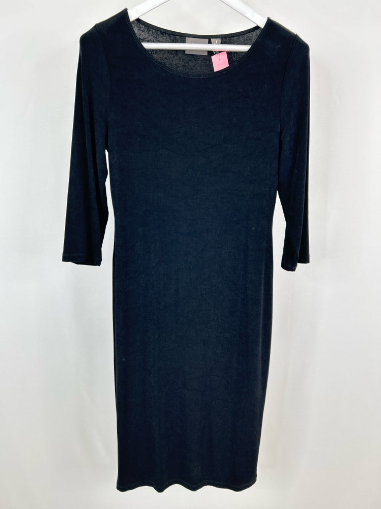 CHICO'S Size 8 Black Women's Dress