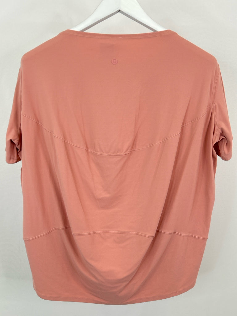 LULULEMON Size 4 Pink Workout Top