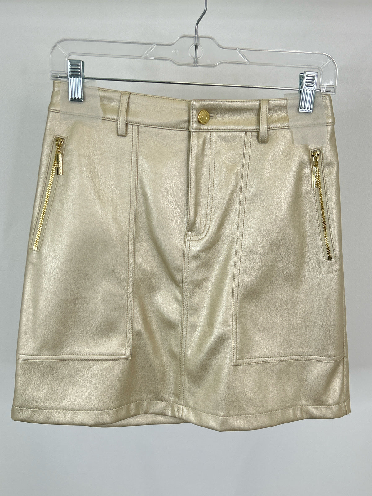 MARC NEW YORK JEANS Size 4 gold metallic Women Skirt